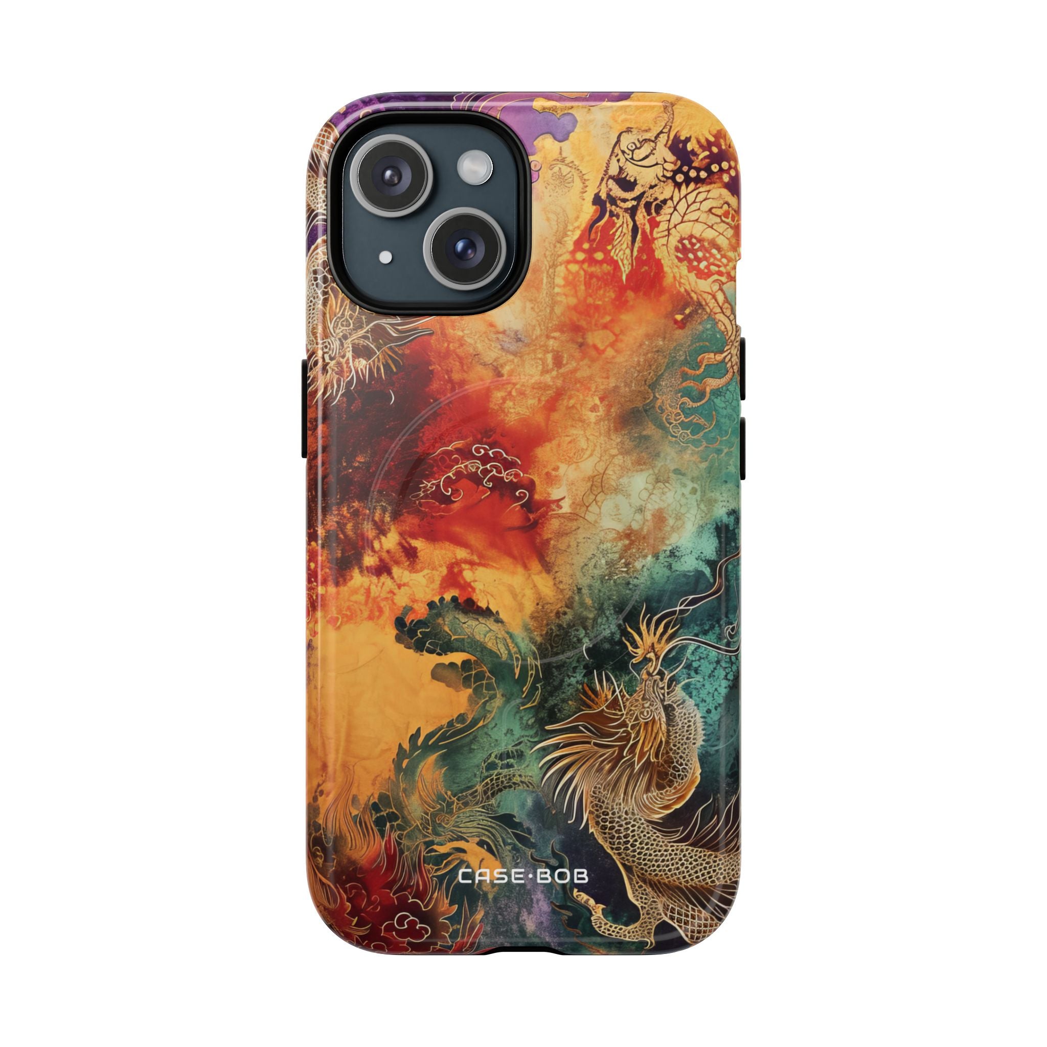 Dragon Ember iPhone 15 Case - Tough+