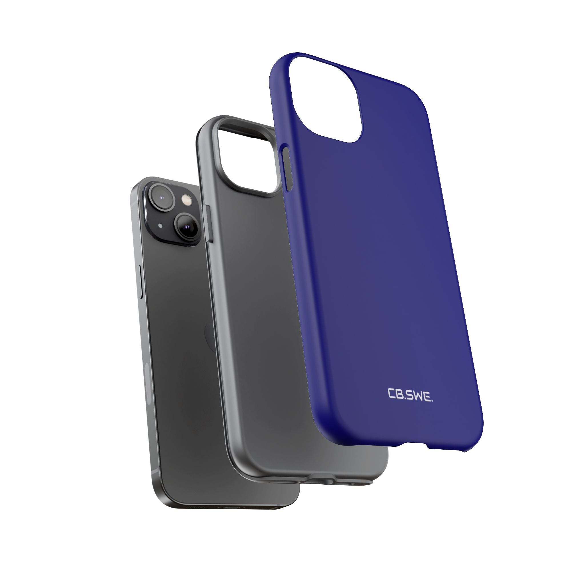 Navy Blue iPhone Case - Tough