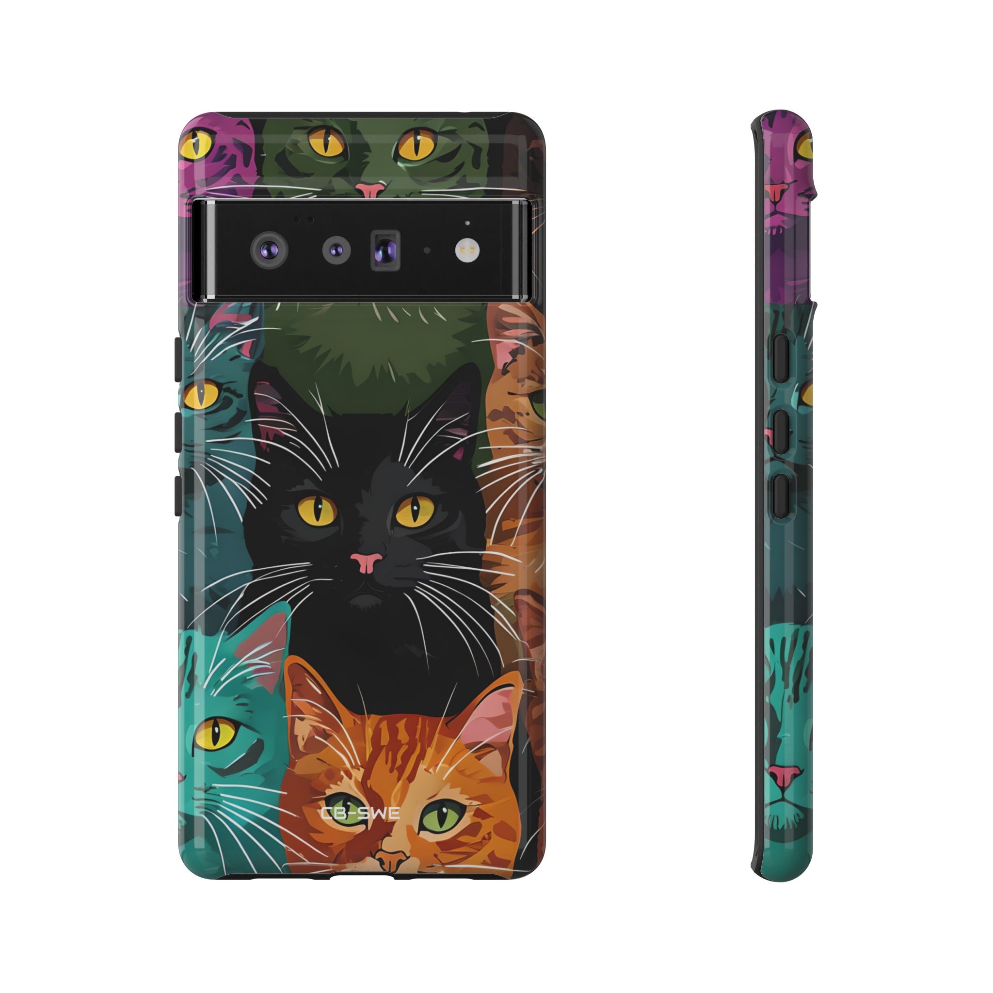 Colorful Cat Charisma - Google Pixel Case