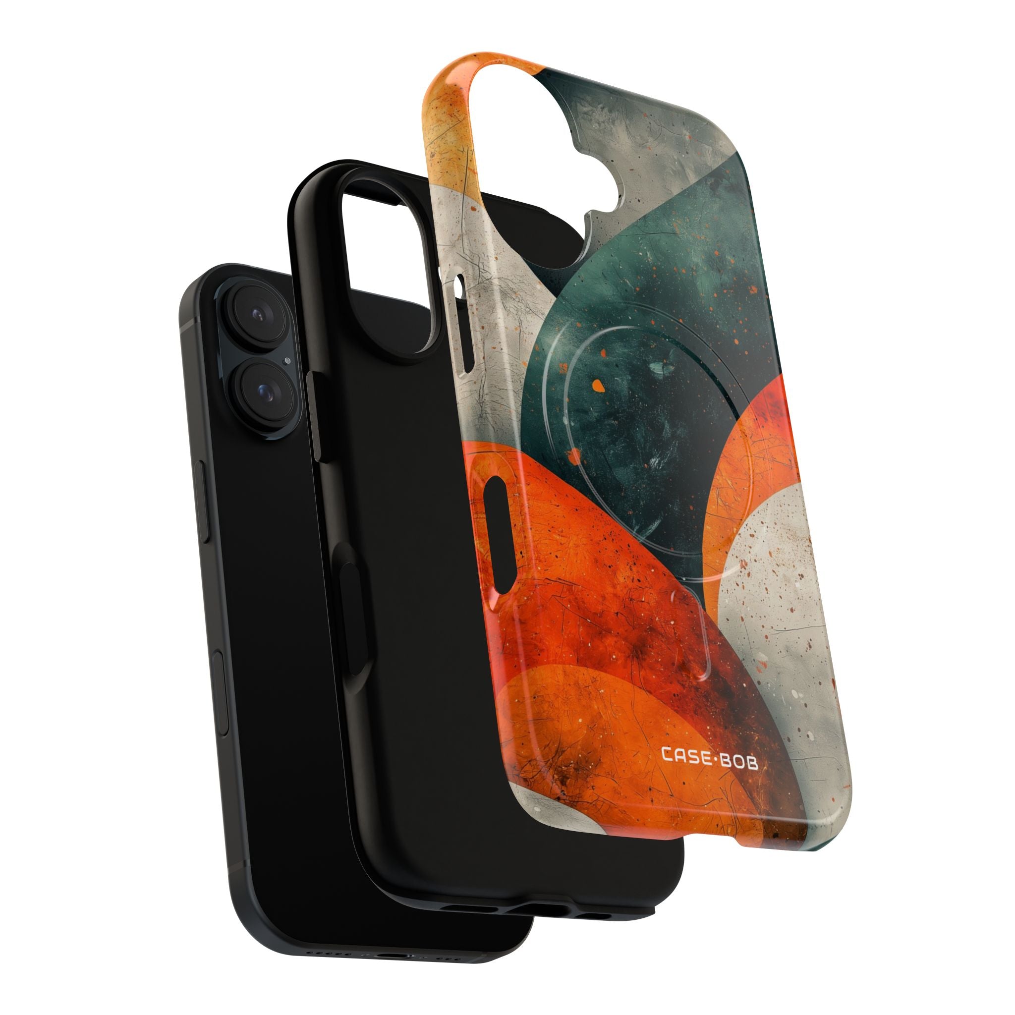 Crimson Wave iPhone 16 Case - Tough+