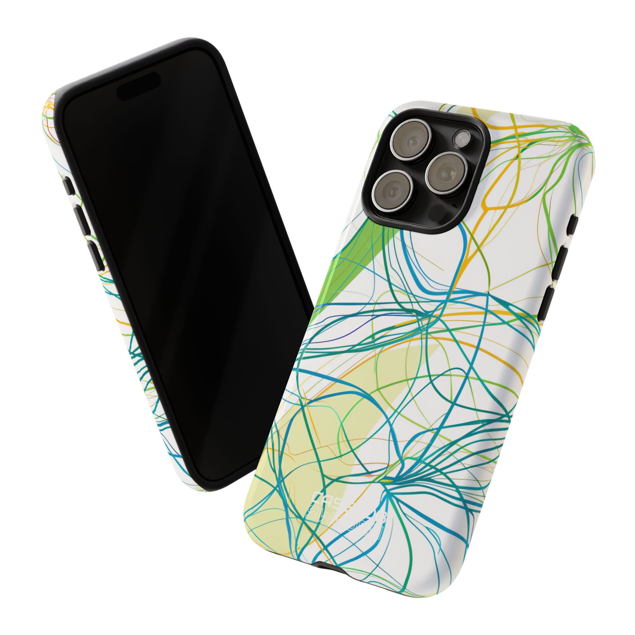Correnti del fiume che si attorcigliano iPhone 15 - Tough