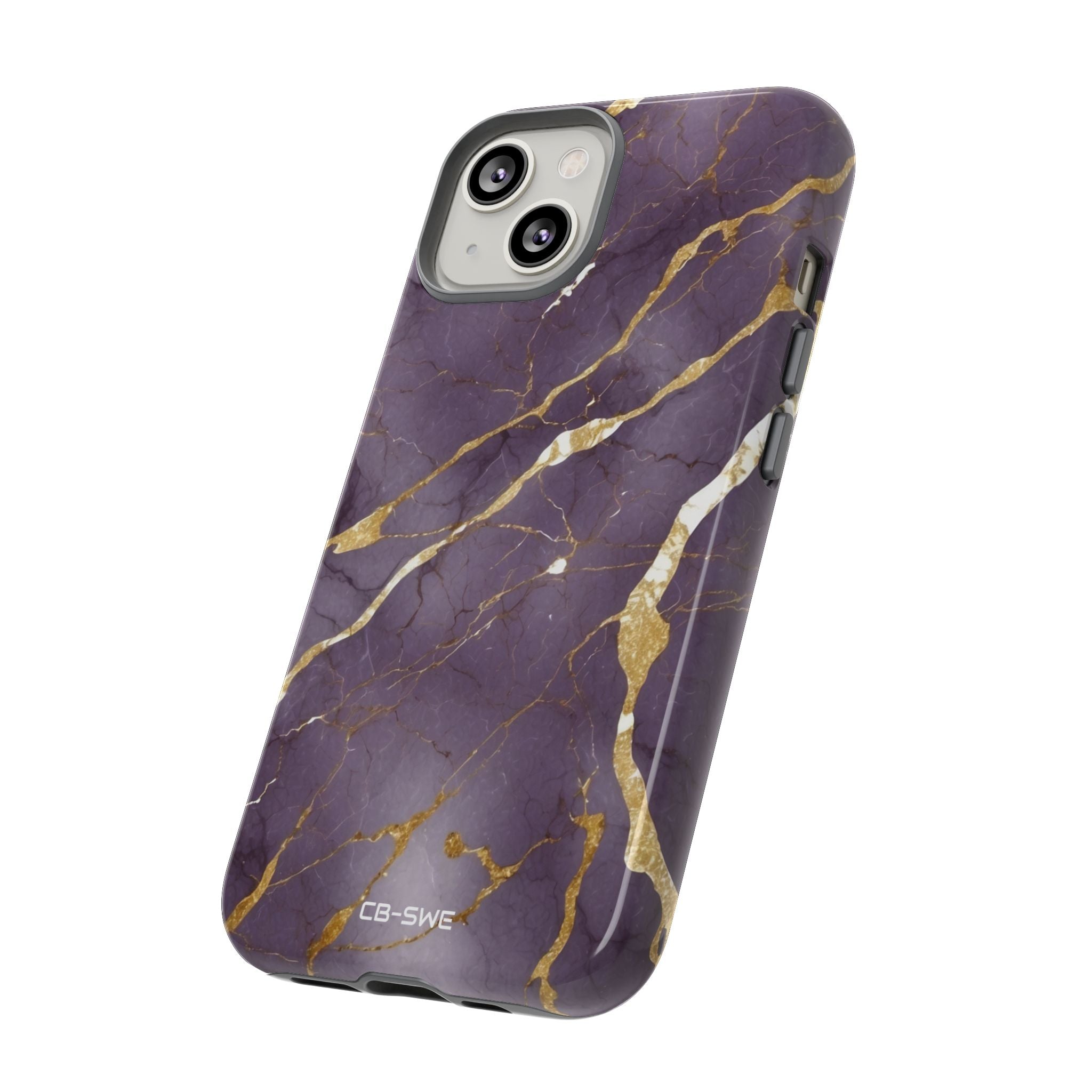 Golden Veins Flowing - iPhone Case