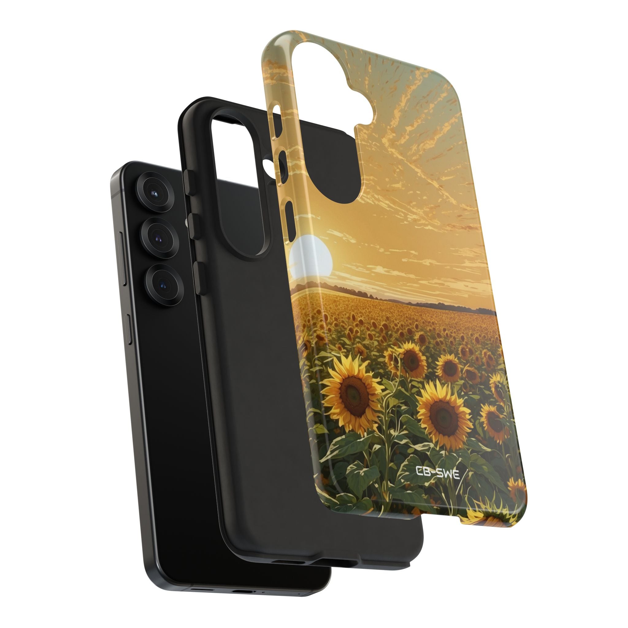 Sunflowers Embrace Sunset - Samsung Case