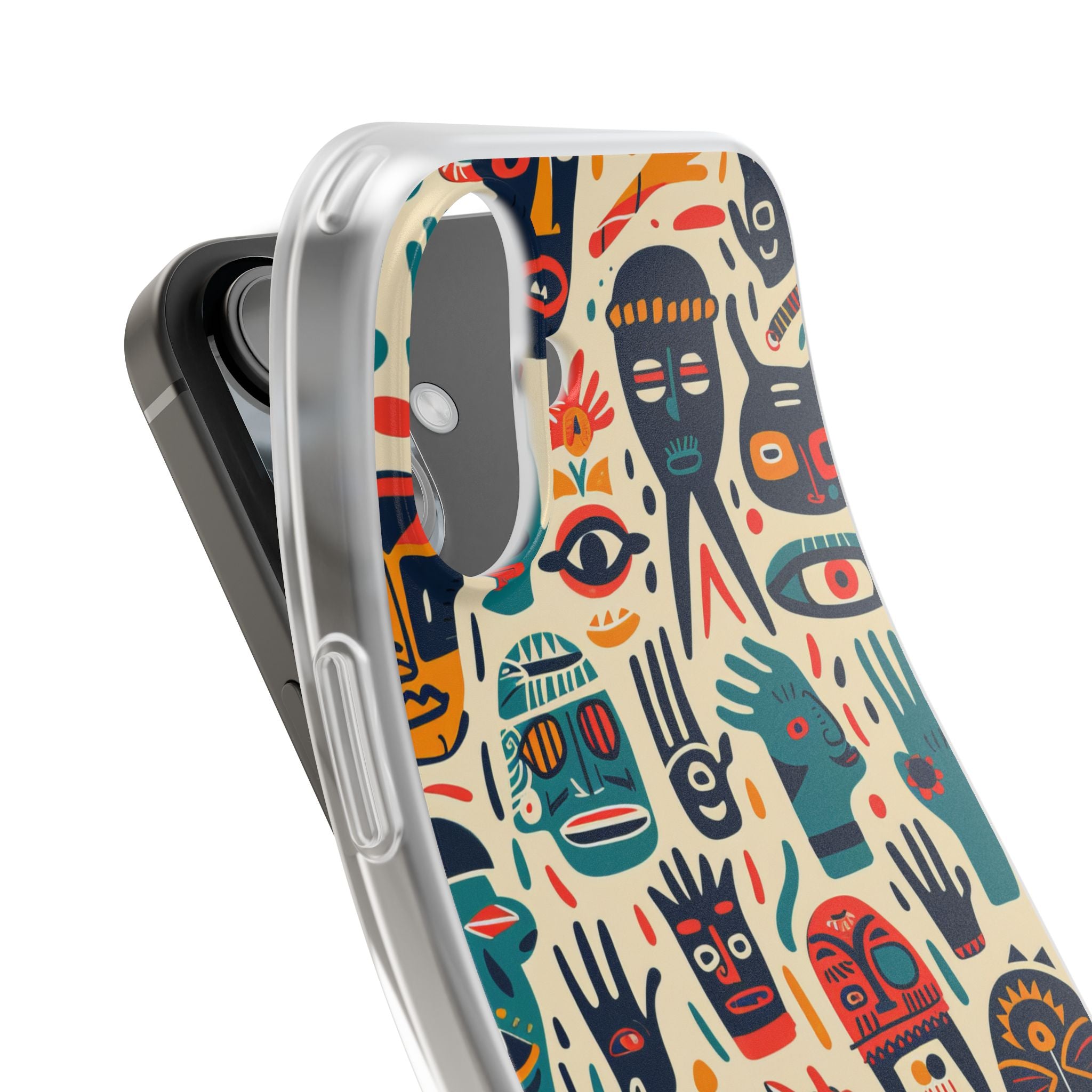 Vivid Faces iPhone 16 Plus Case - Soft