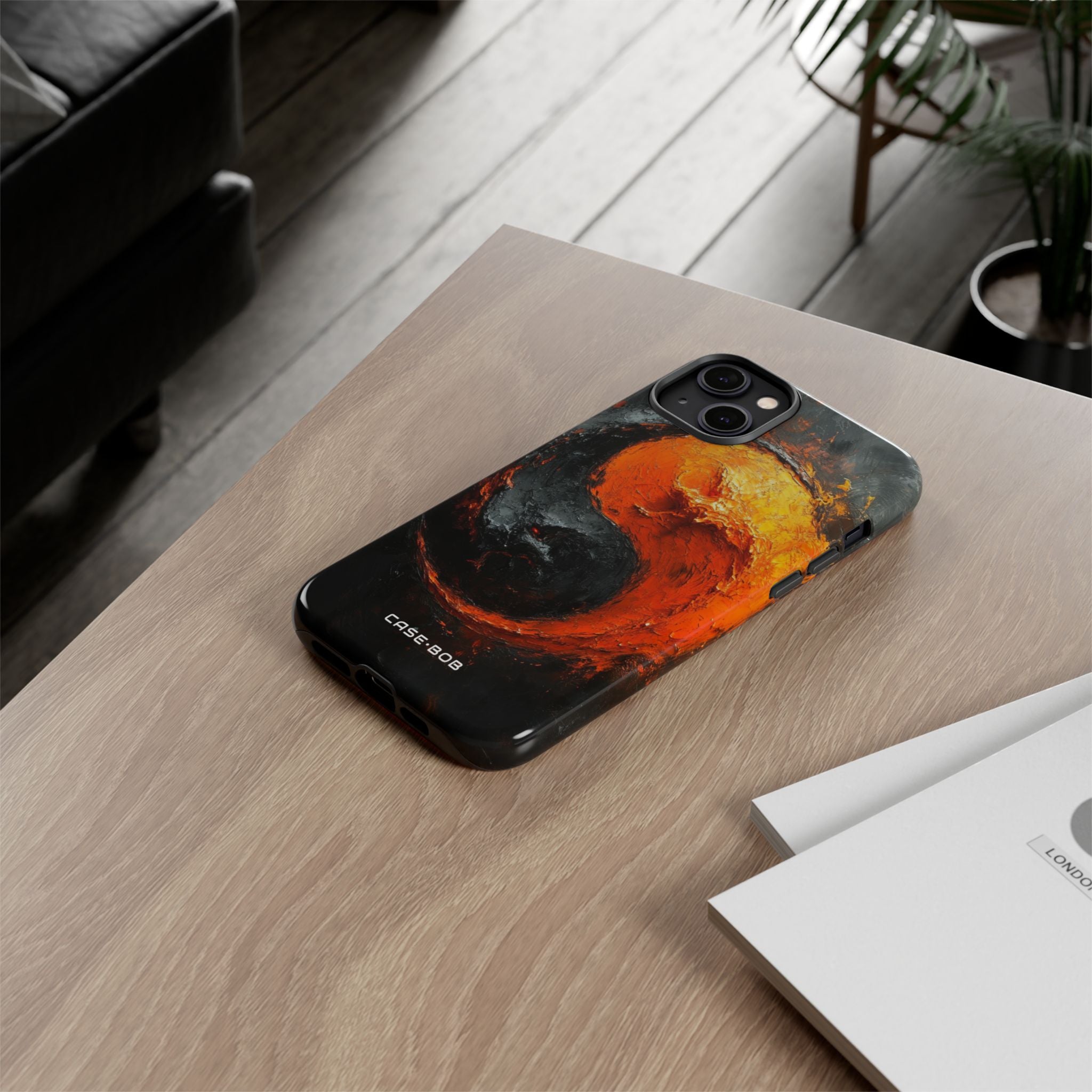 Molten Yin-Yang iPhone 14 Plus Case - Tough