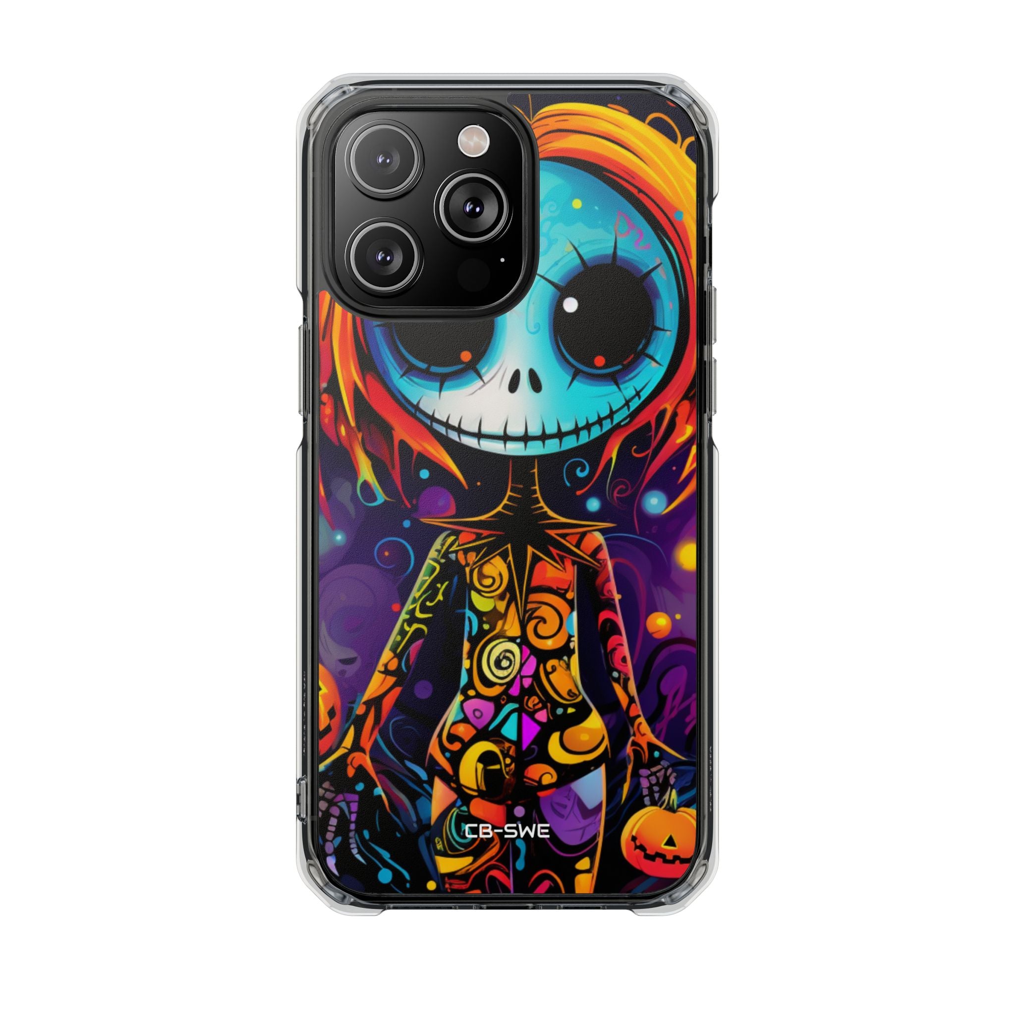 Skeletal Figure Laughs iPhone Case - Impact