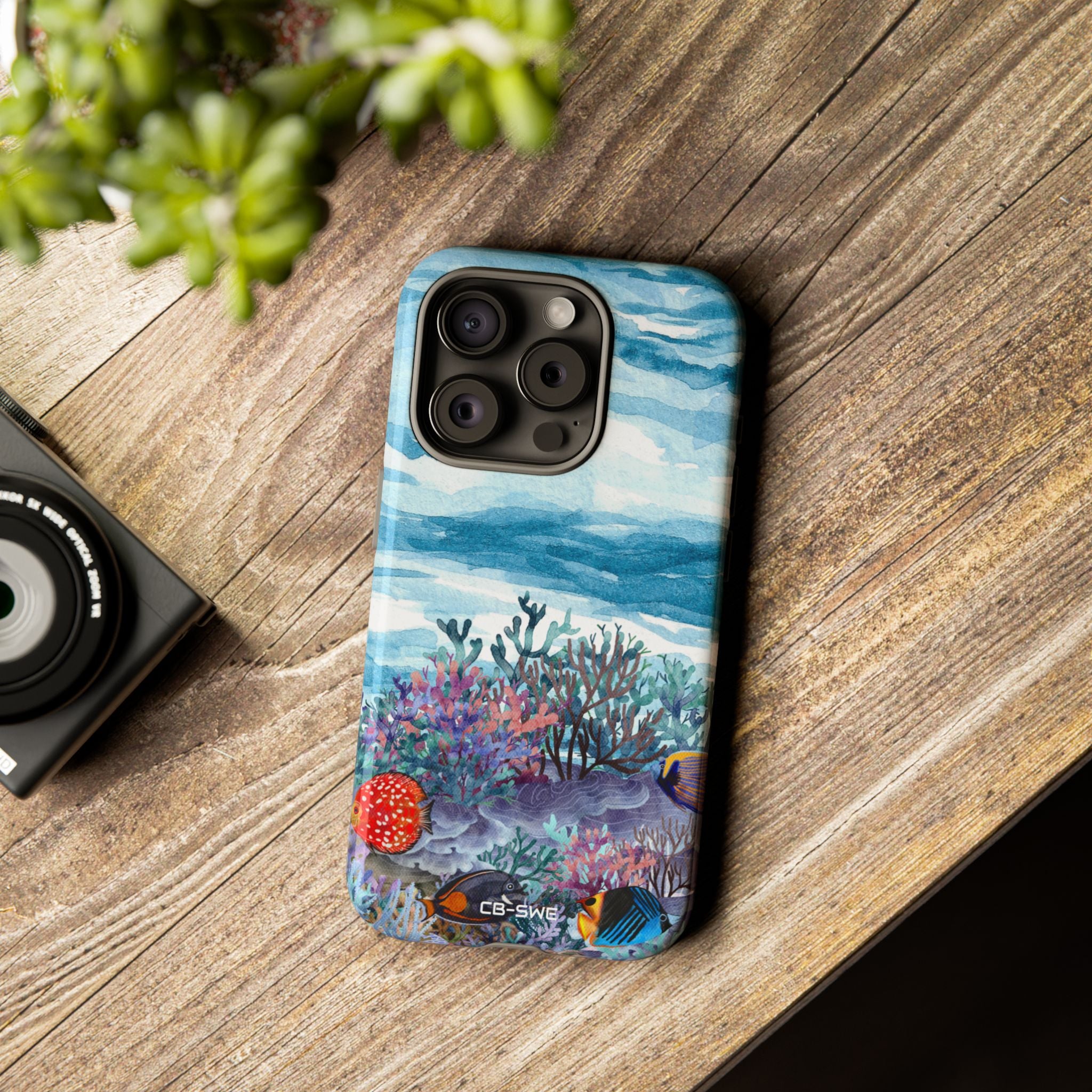 Aquatic Life Watercolors - iPhone Case