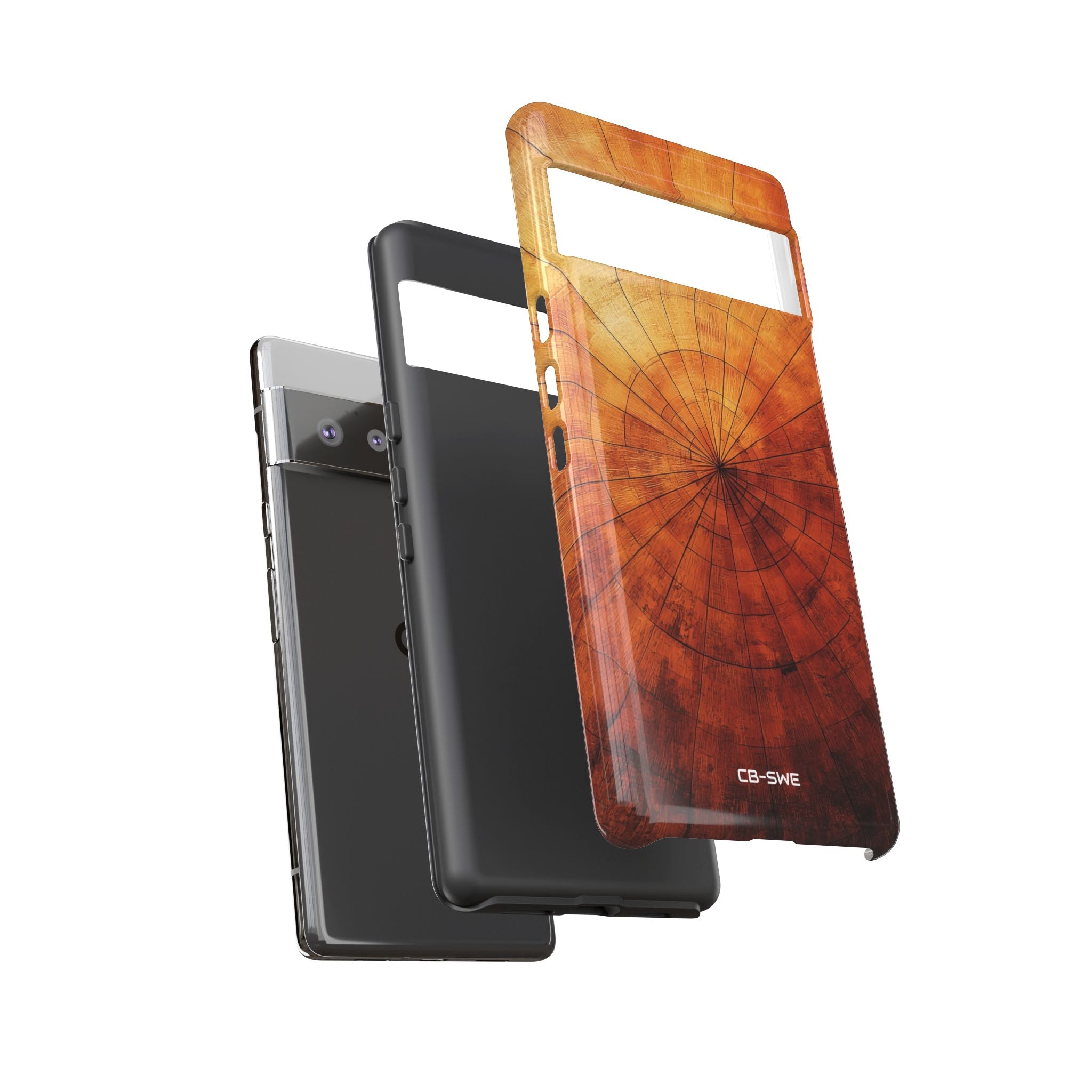 Warm Wood Swirls - Google Pixel Case