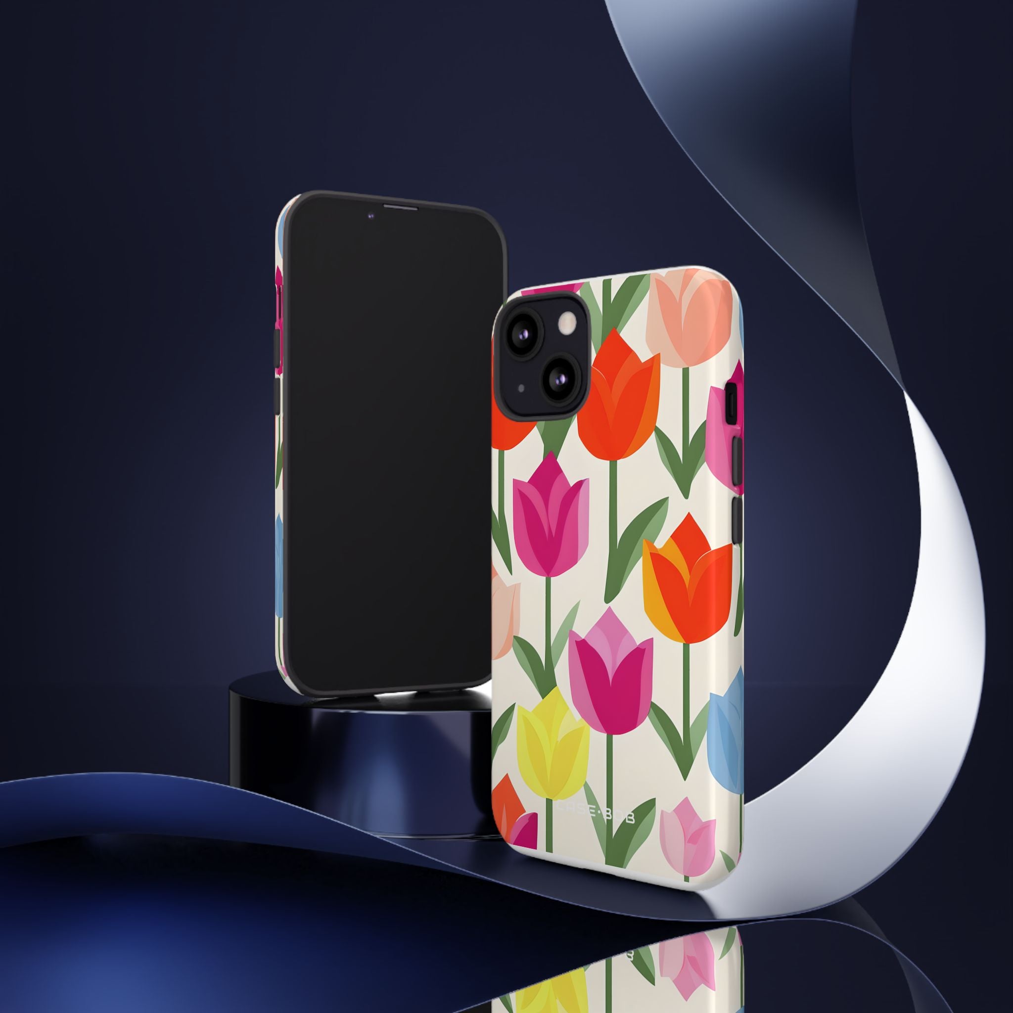 Tulip Harmony Green iPhone 13 Case - Tough