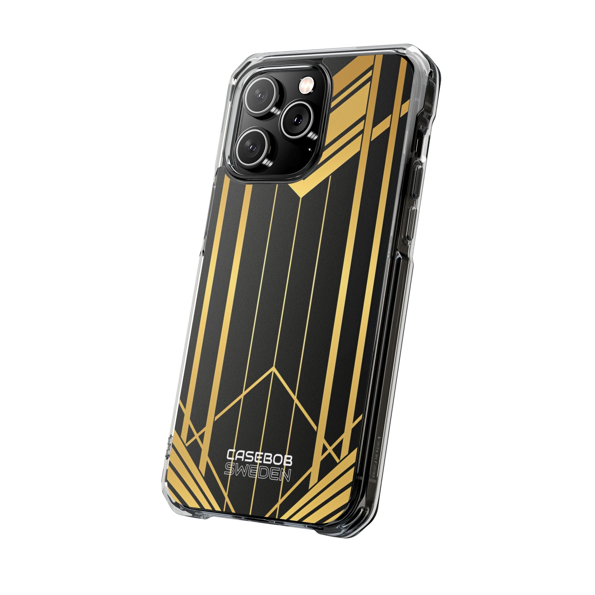 Gouden Geometrische Symfonie iPhone 14 - Impact Clear+