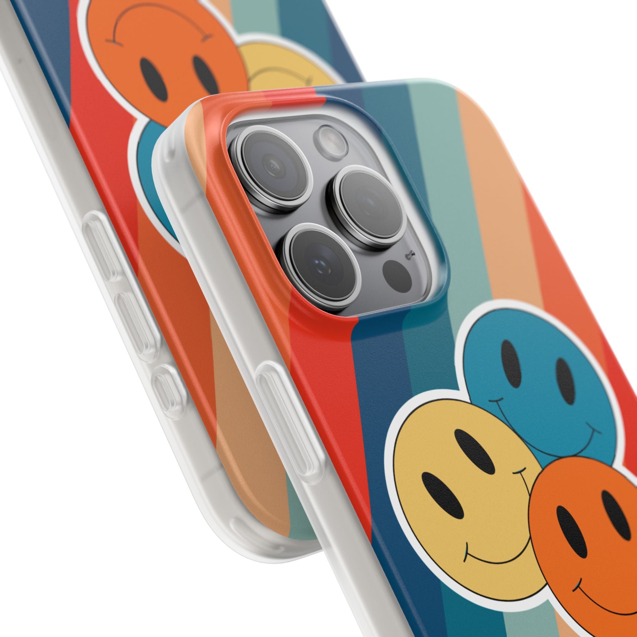 Triple Smile Breeze iPhone 15 Pro Max Case - Soft