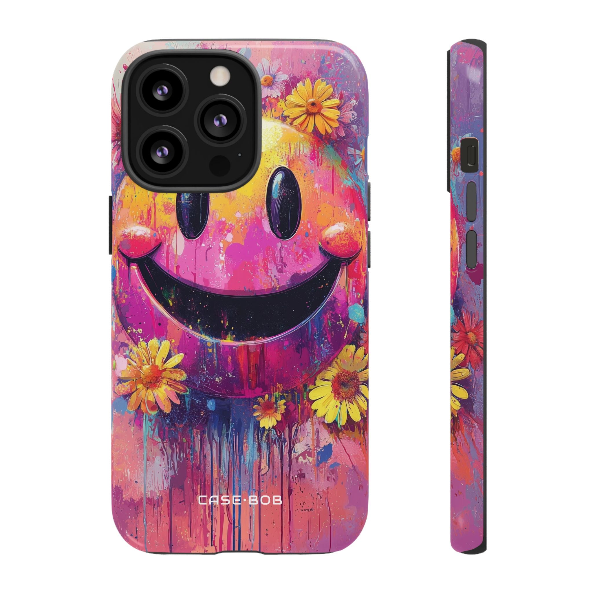 Smiley Bloom iPhone 13 Pro Case - Tough