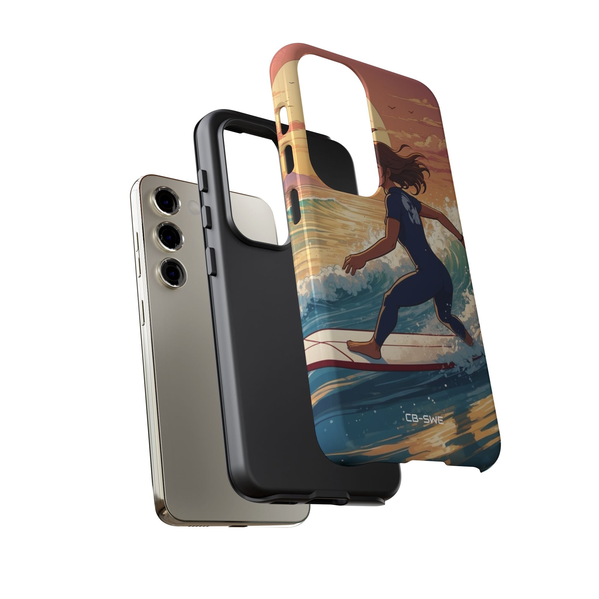 Surfing Into Sunset - Samsung Case