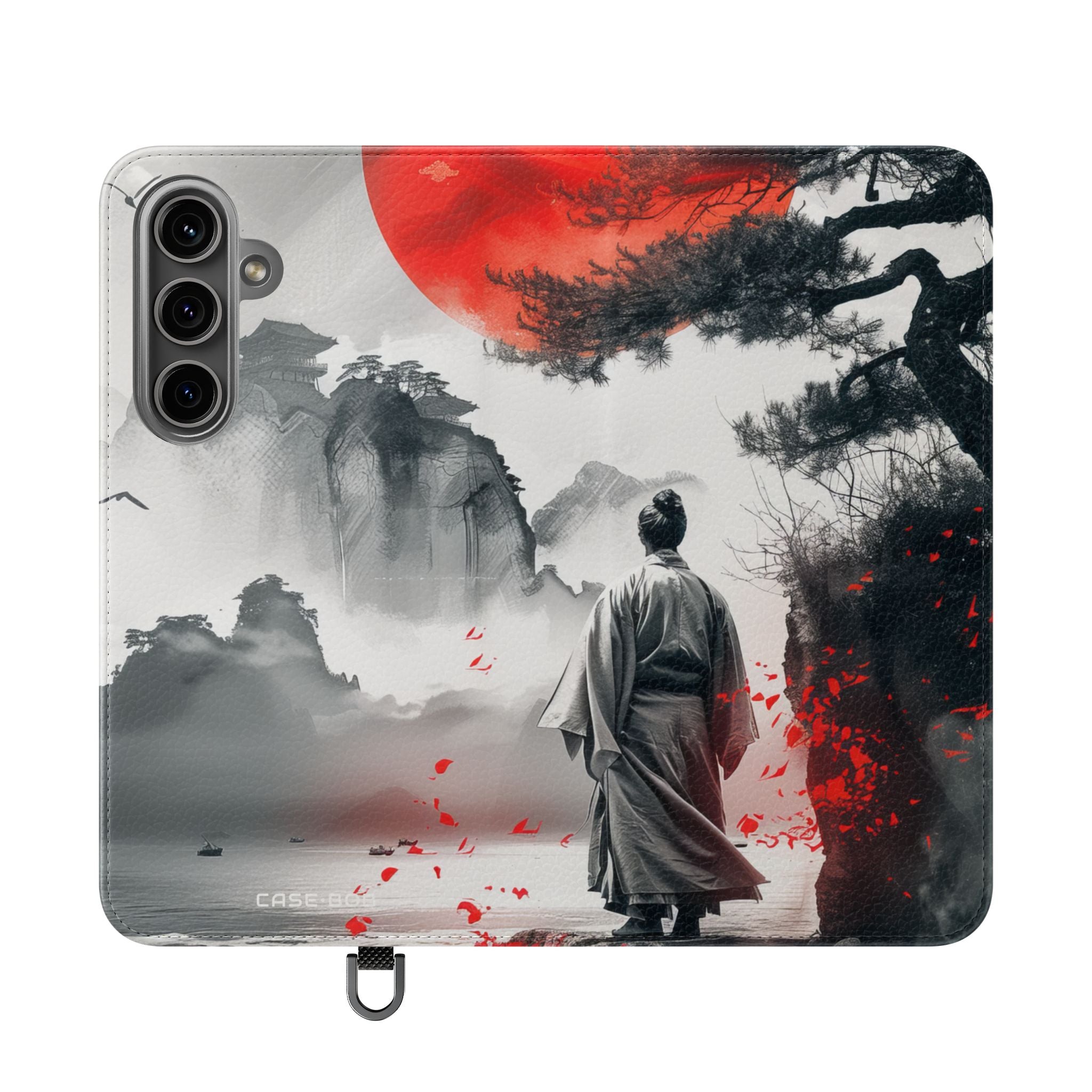 Red Sun Serenity - Samsung S24 Plus Case - Wallet