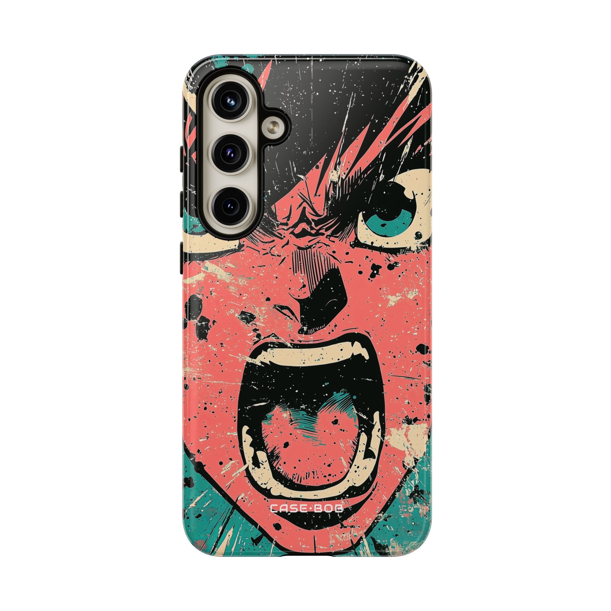 Screaming Face Pink Samsung S24 Plus Case - Tough