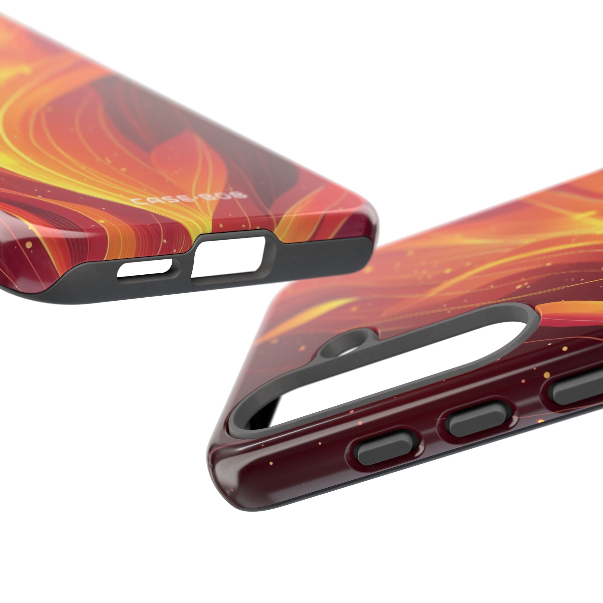 Flaming Flow Samsung S25 Case - Tough