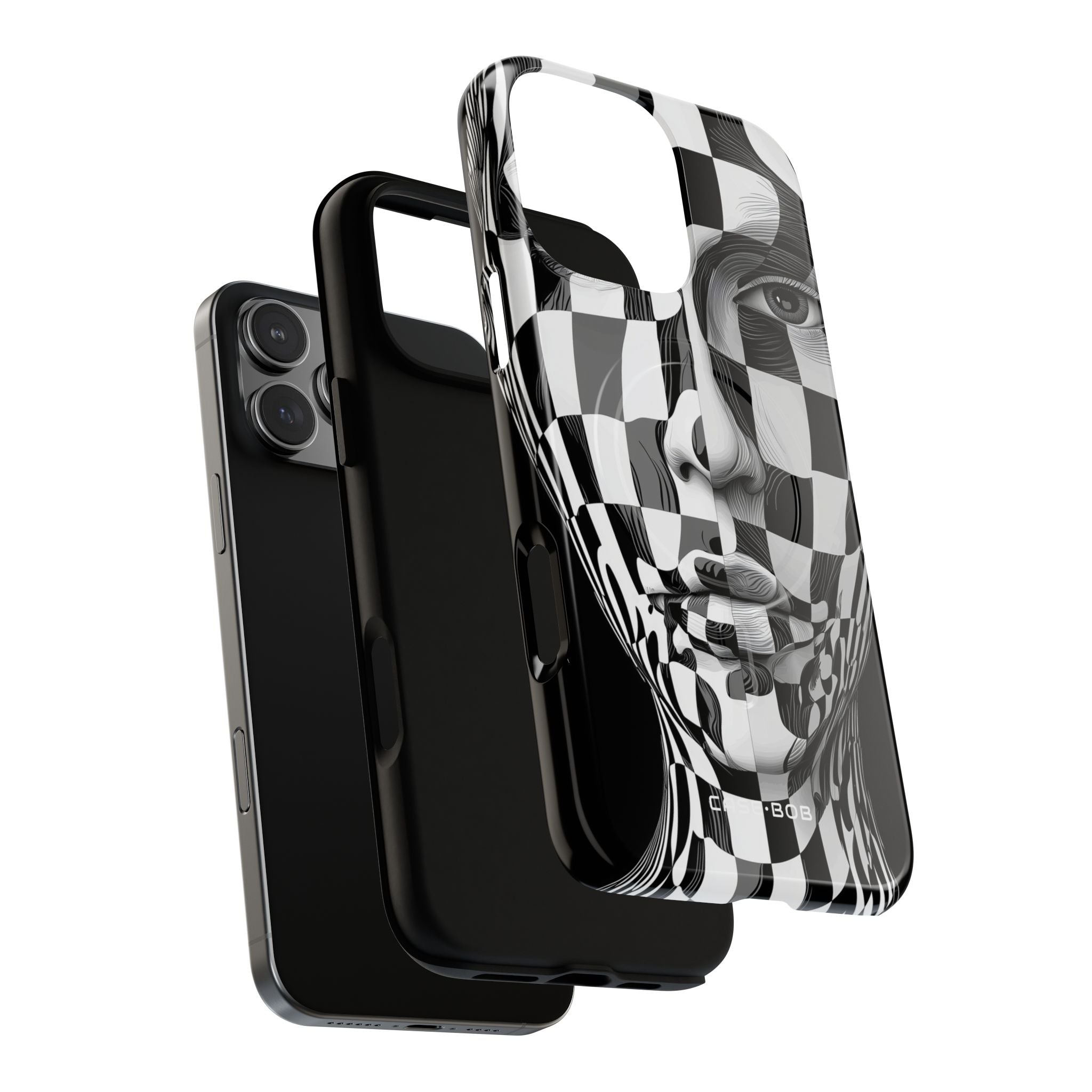 Checkered Face iPhone 16 Pro Max Case - Tough+
