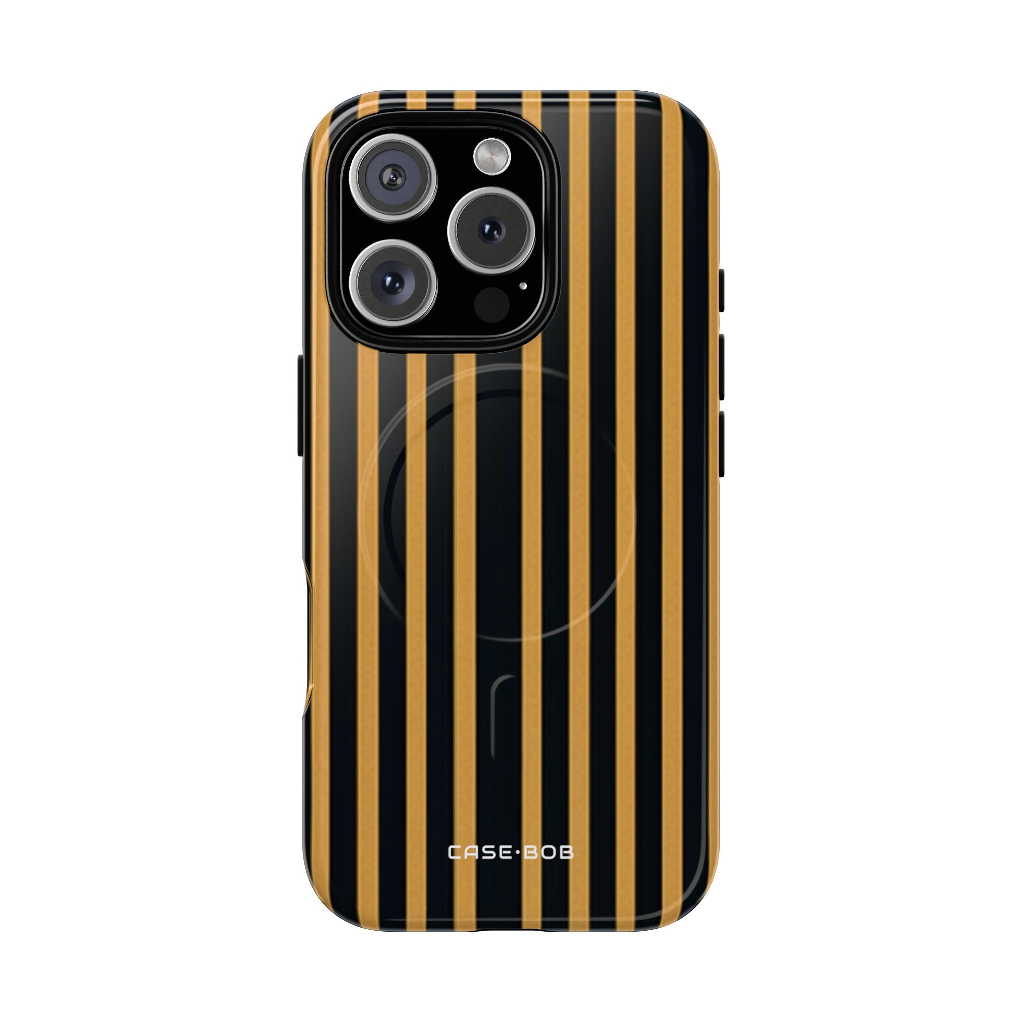 Golden Stripes iPhone 16 Pro Case - Tough+