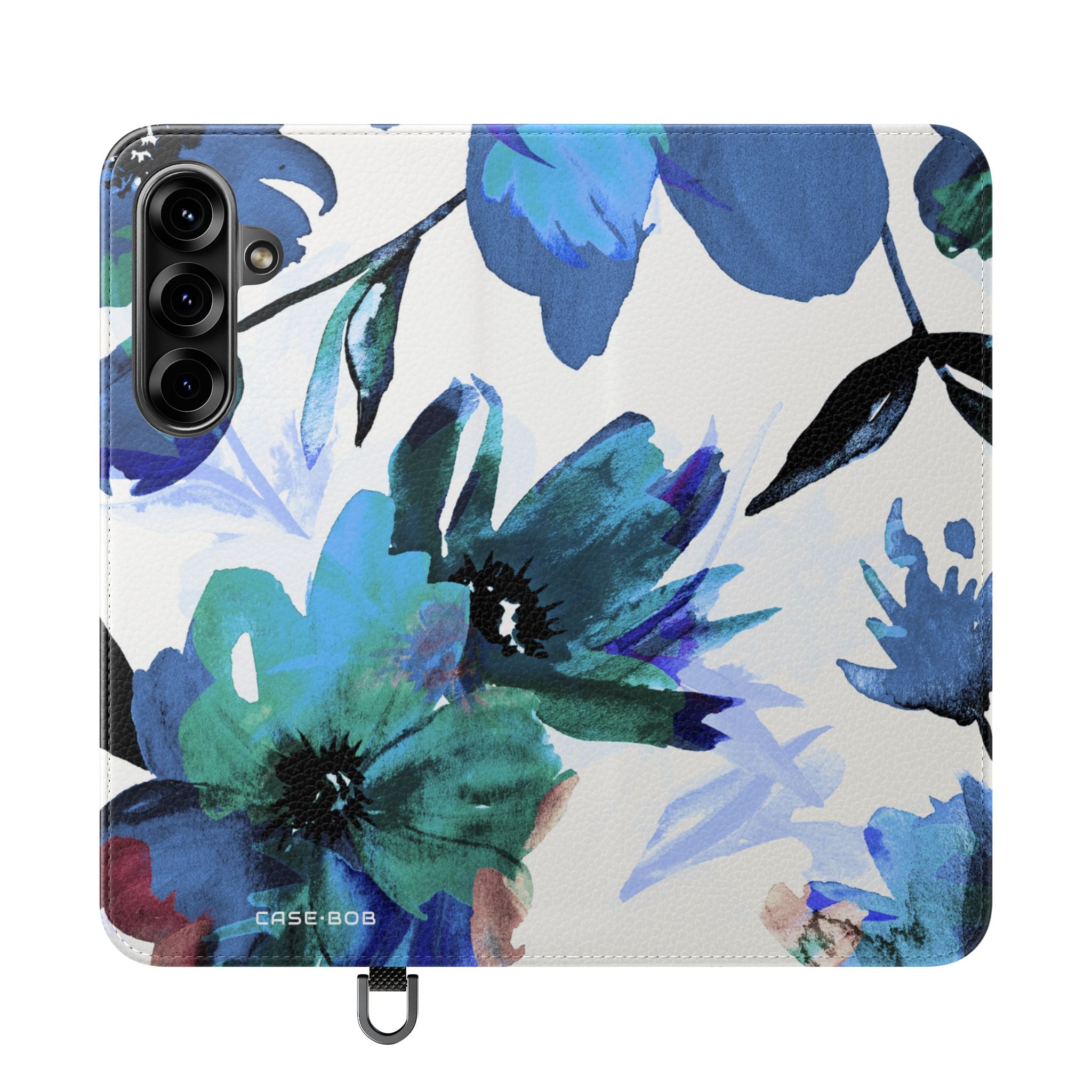 Blue Bloom - Samsung S25+ Case - Lompakko