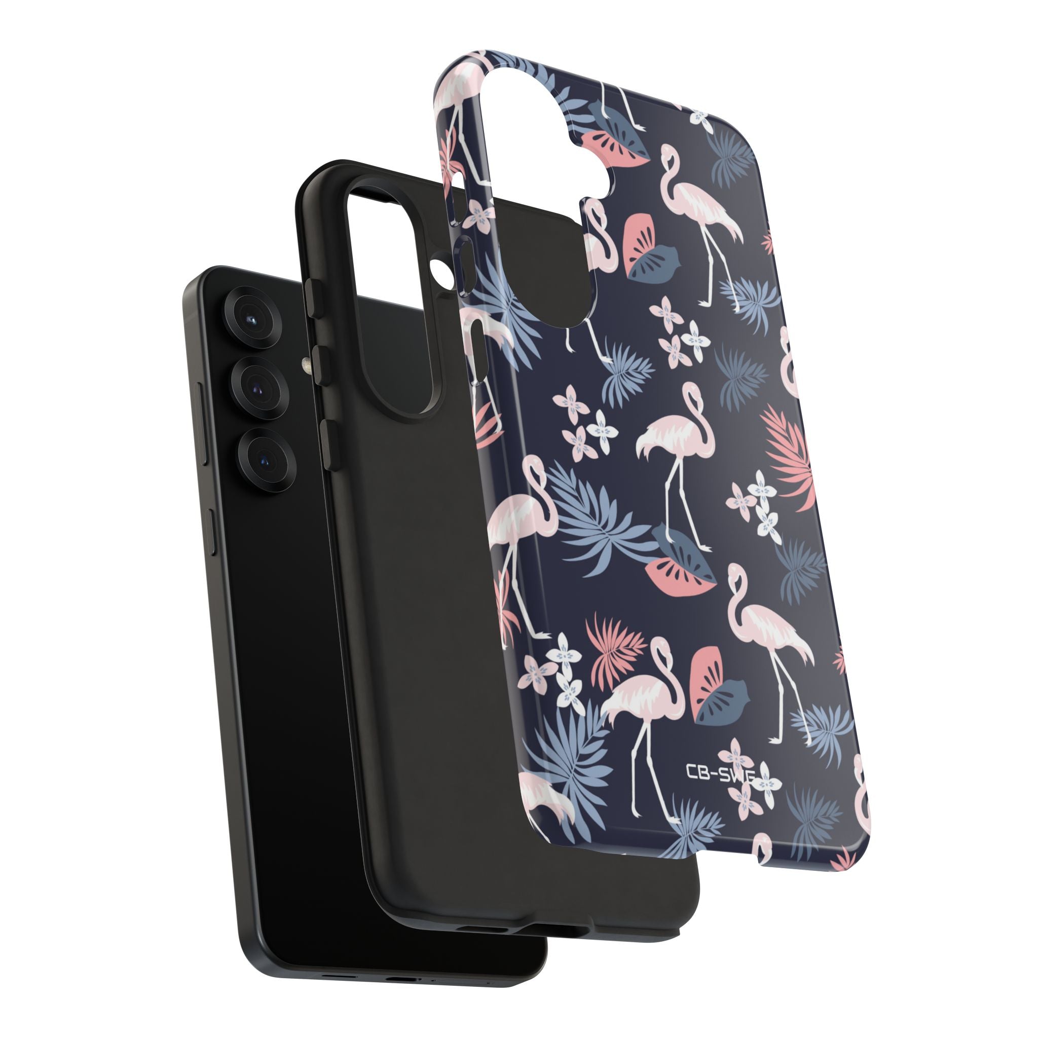Flamingos Dance Playfully - Samsung Case