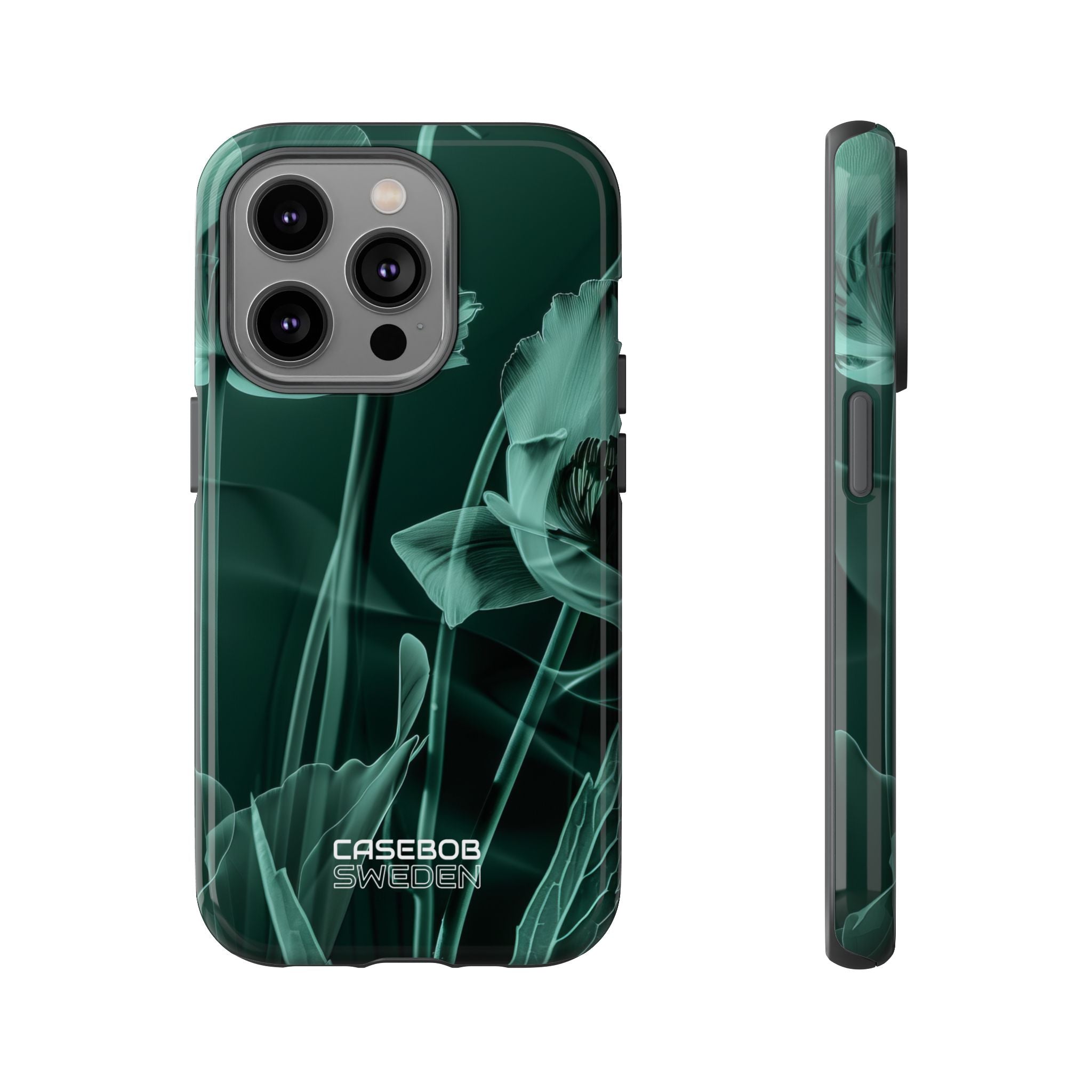 Teal Bloom Radiance iPhone 14 - Tough