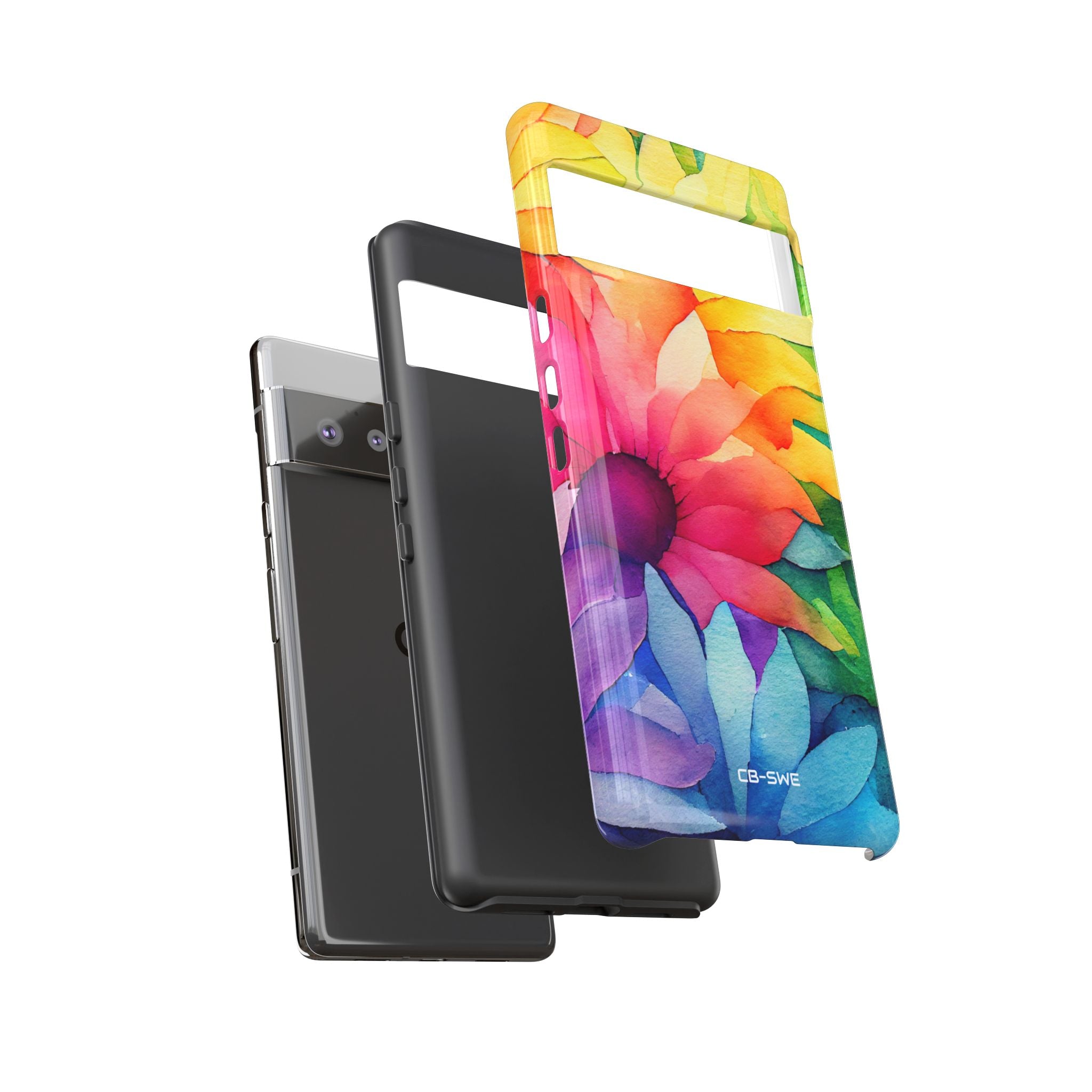 Vibrant Floral Symphony - Google Pixel Case