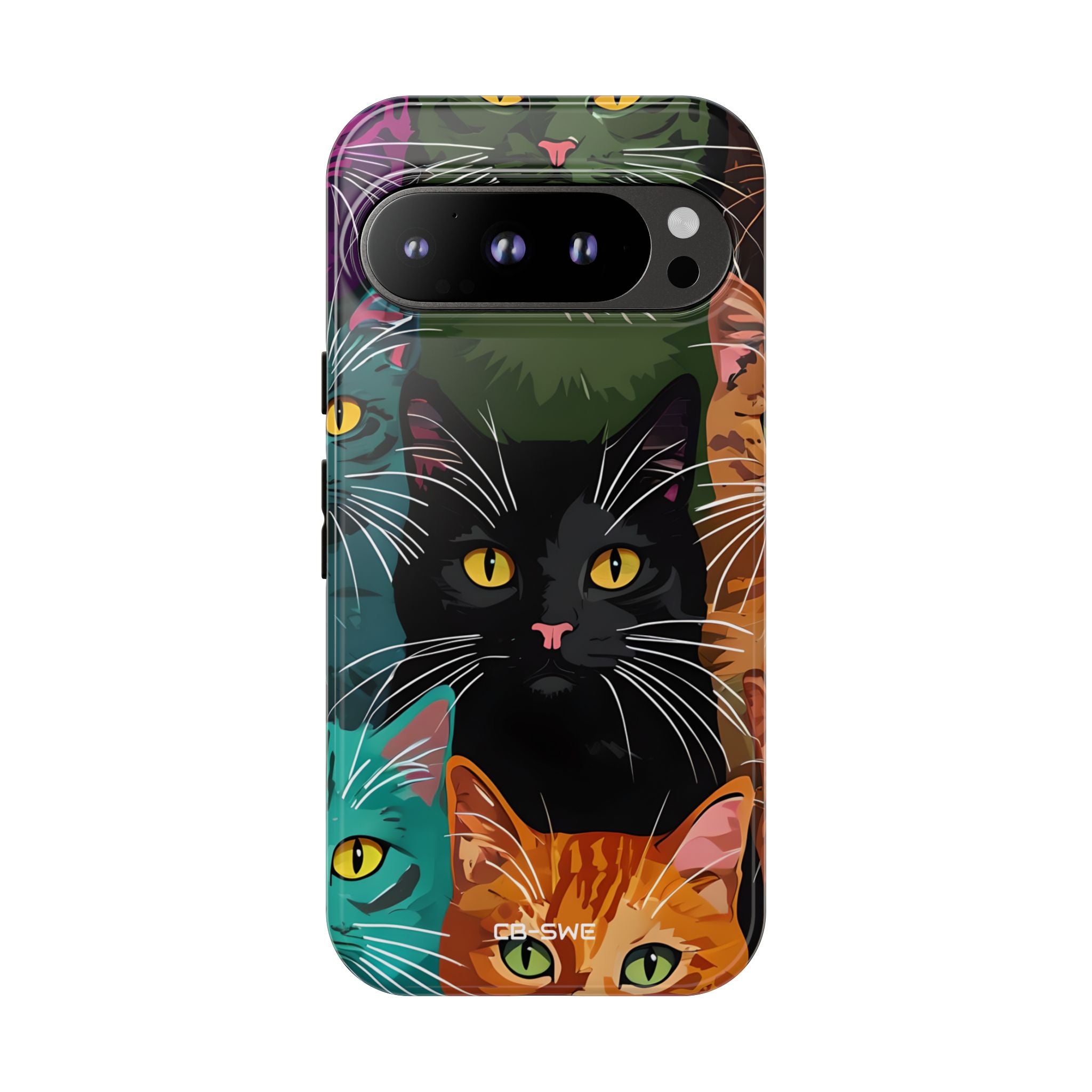 Colorful Cat Charisma - Google Pixel Case
