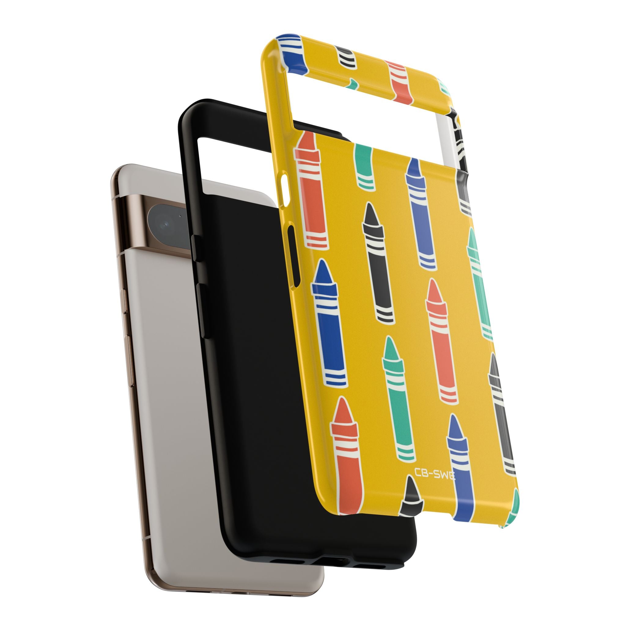Crayons Dance Joyfully - Google Pixel Case
