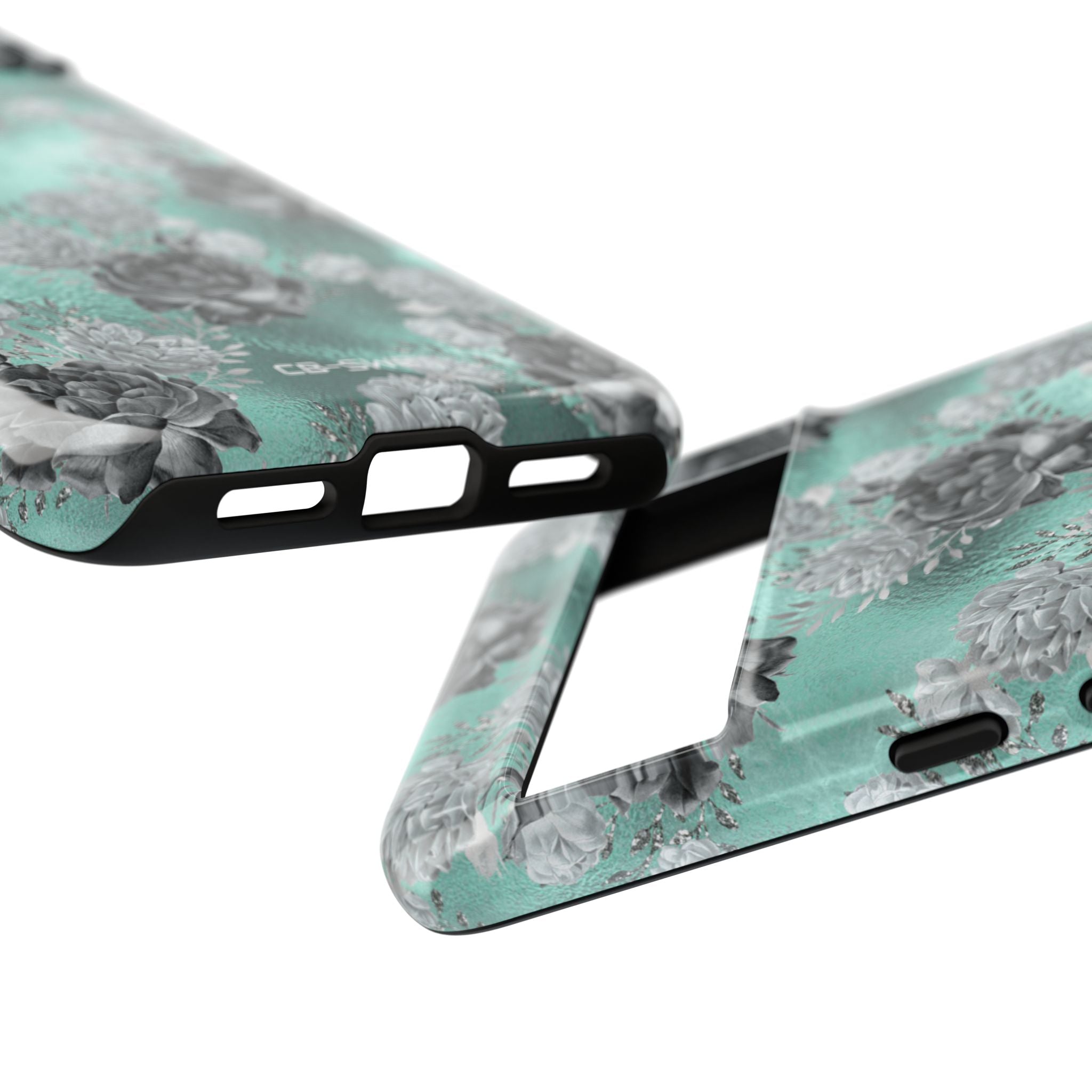 Teal Floral Elegance - Google Pixel Case