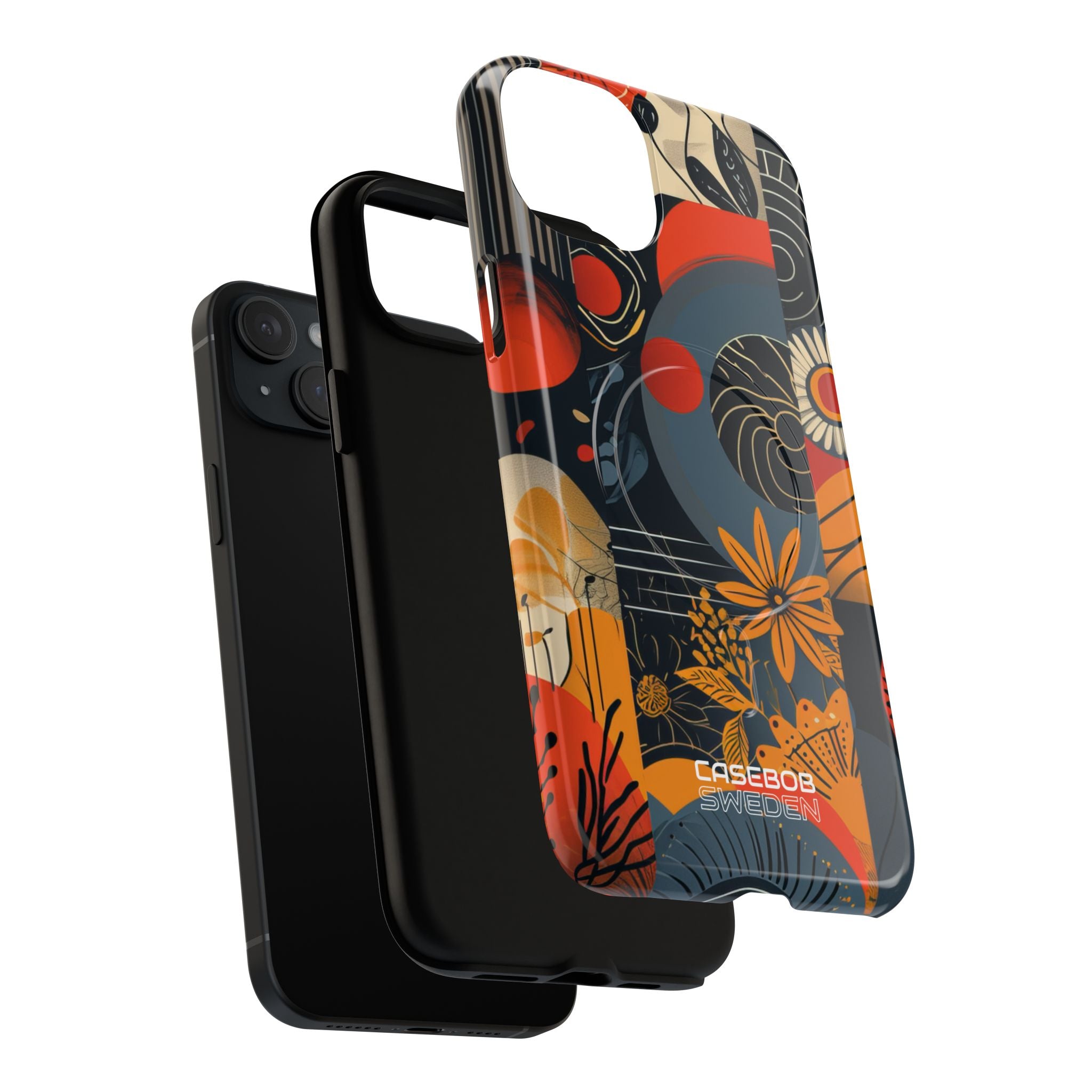 Fire Bloom Flow iPhone 15 - Tough+
