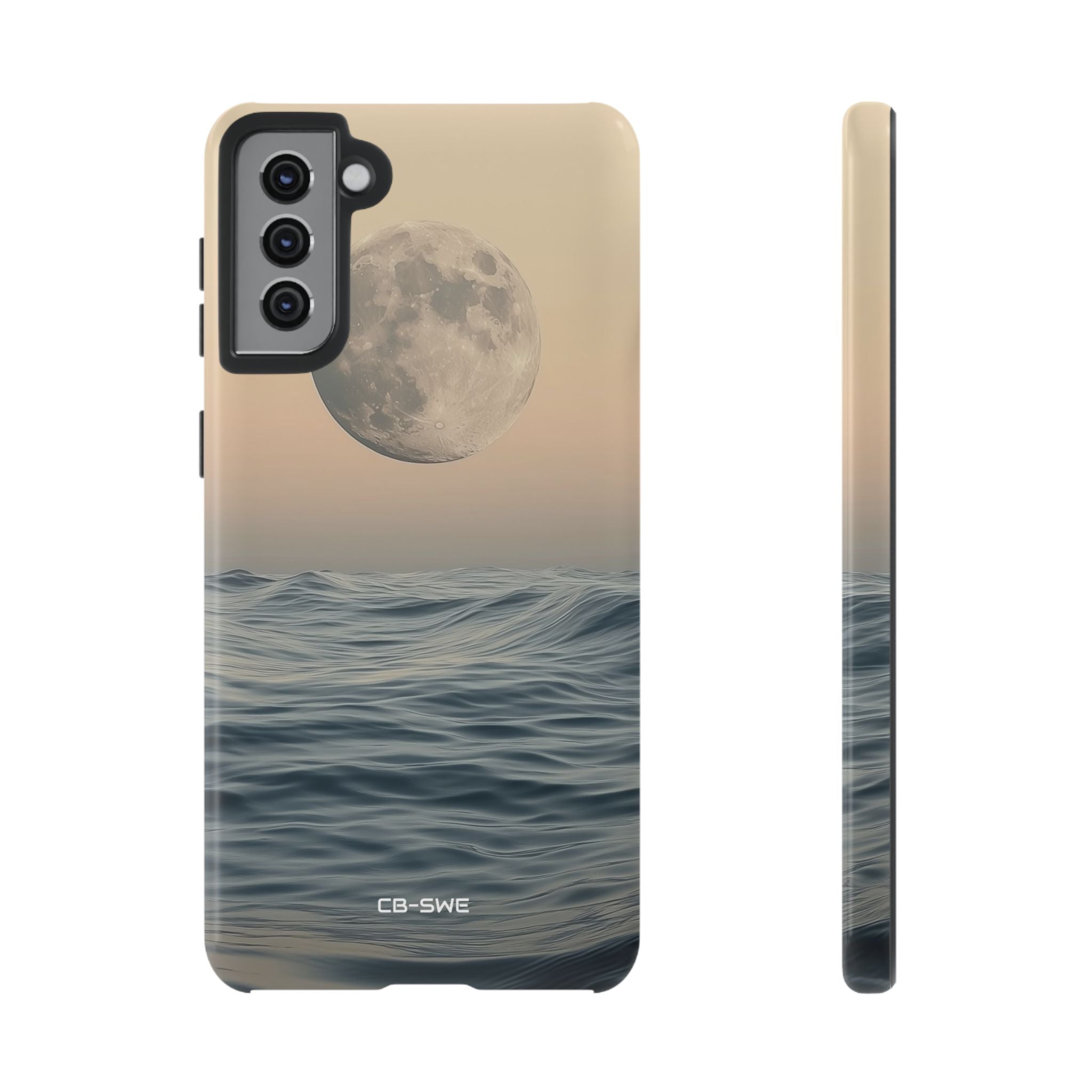 Moon Illuminates Waves - Samsung Case