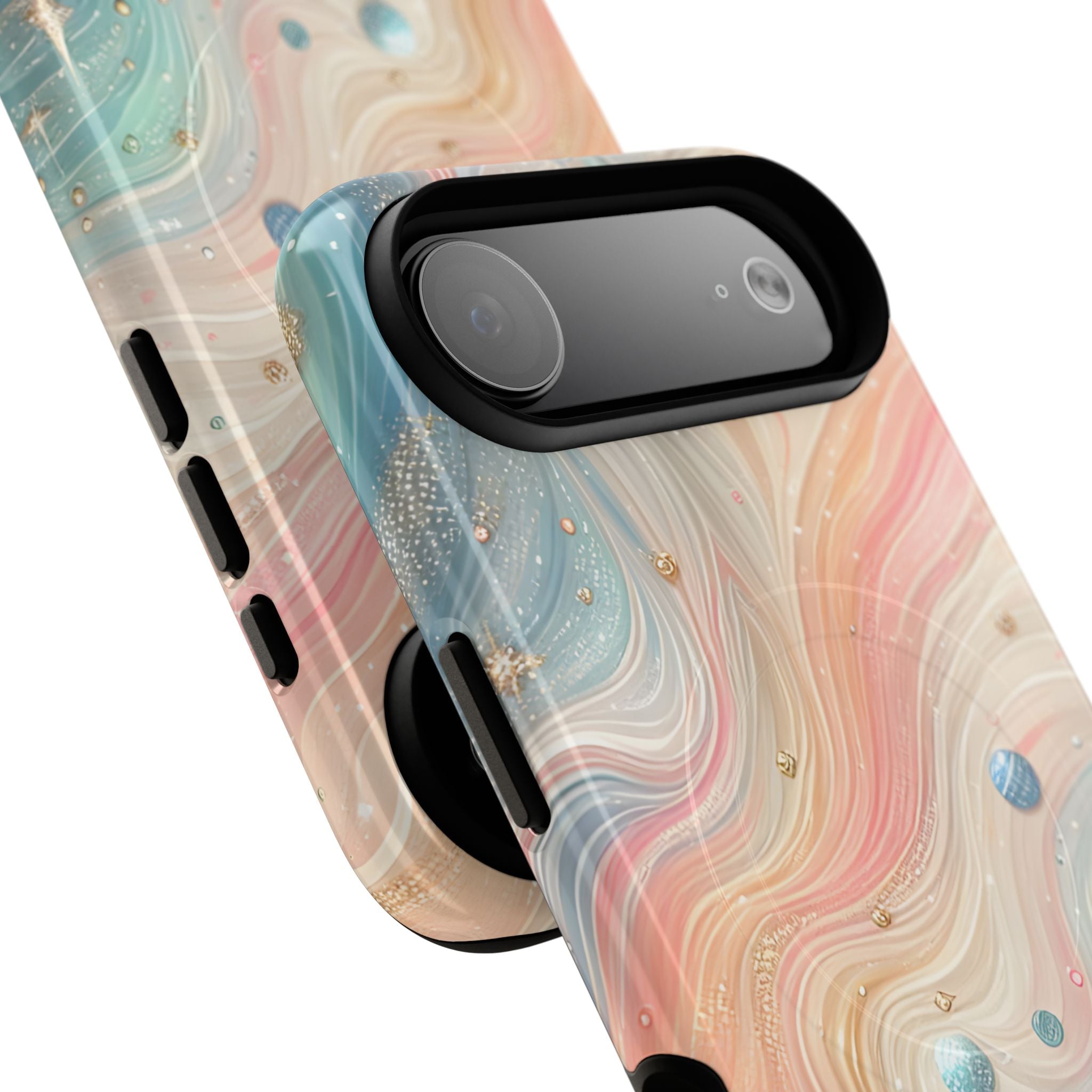 Iridescent Swirls iPhone 17 Air Case - Tough+