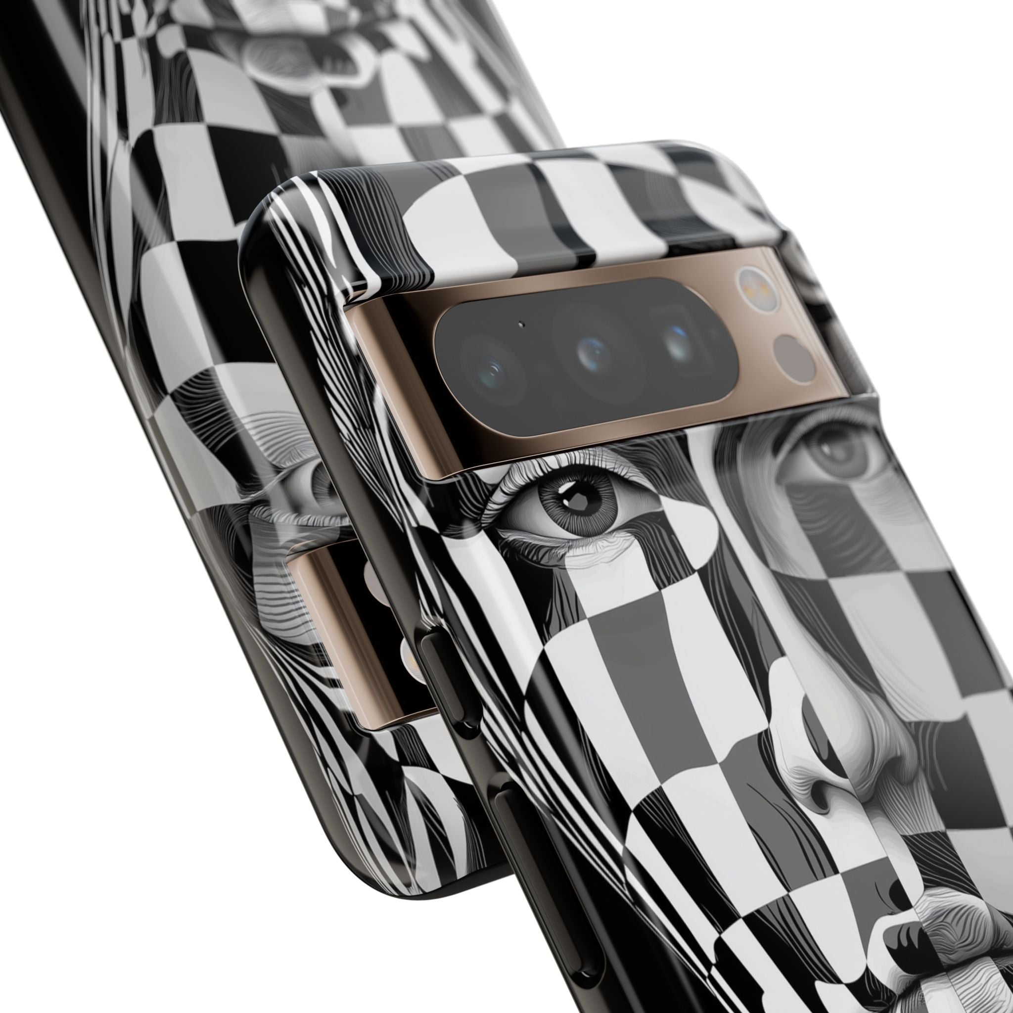 Checkered Face Google Pixel 8 Pro Case - Tough