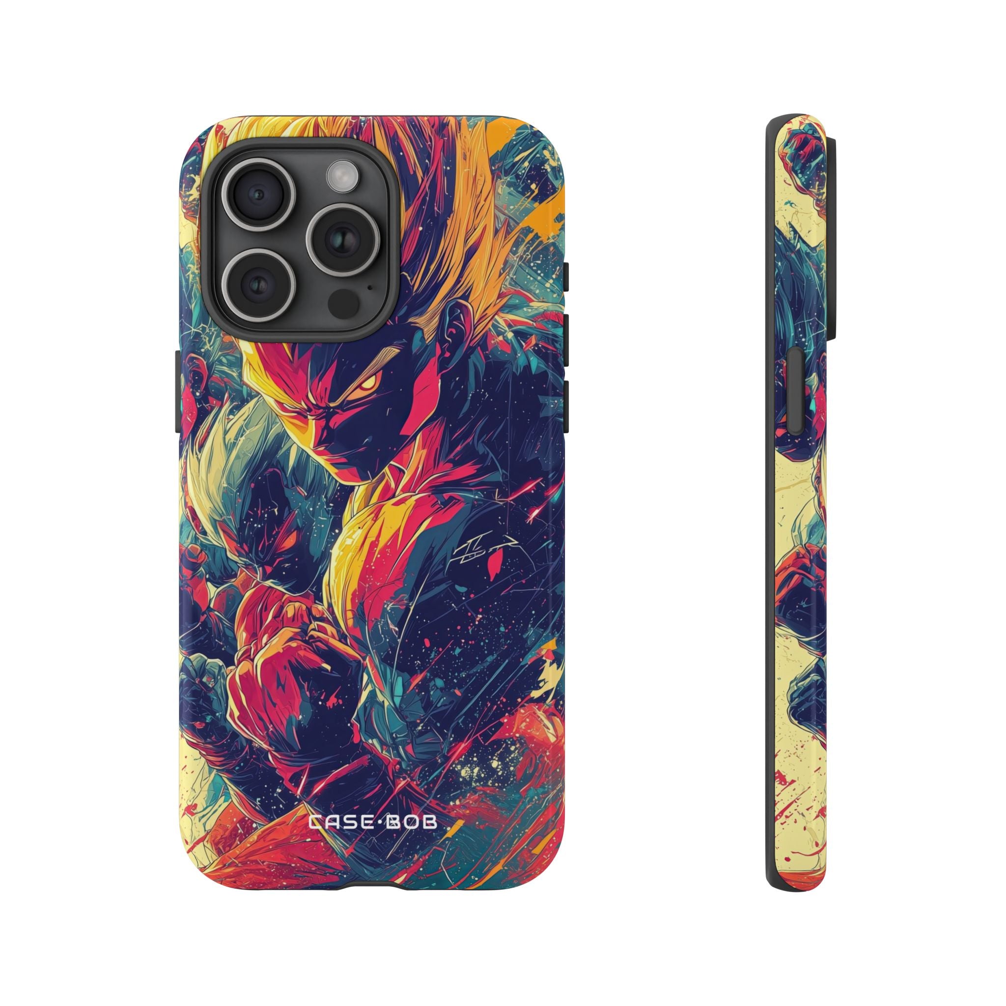 Yellow Fury iPhone 15 Pro Max Case - Tough