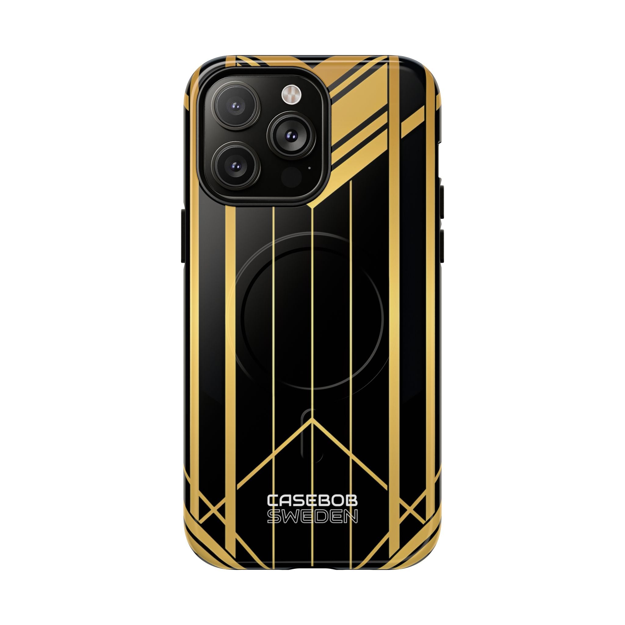 Golden Geometric Symphony iPhone 14 - Tough+