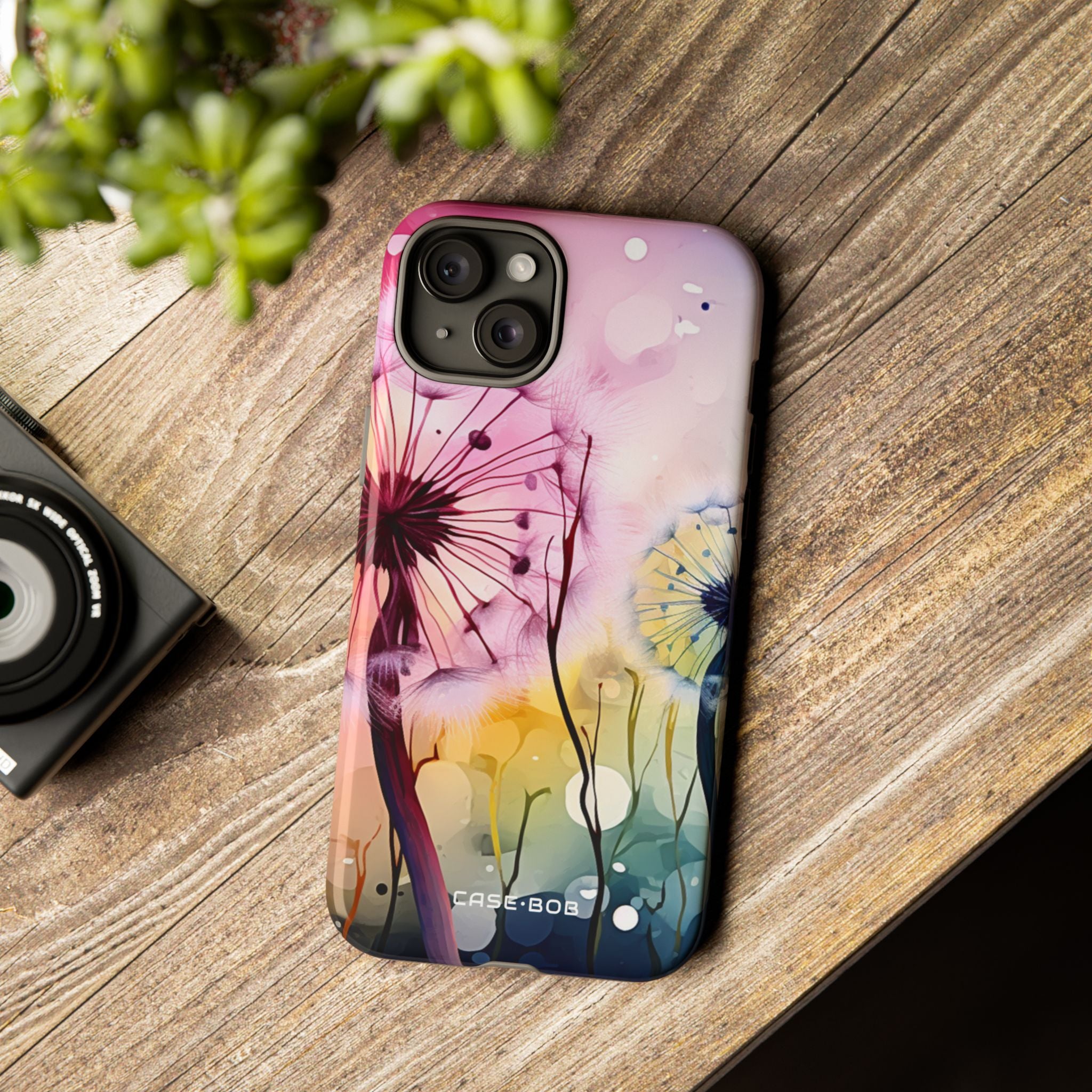 Dandelion Glow iPhone 15 Plus Case - Tough