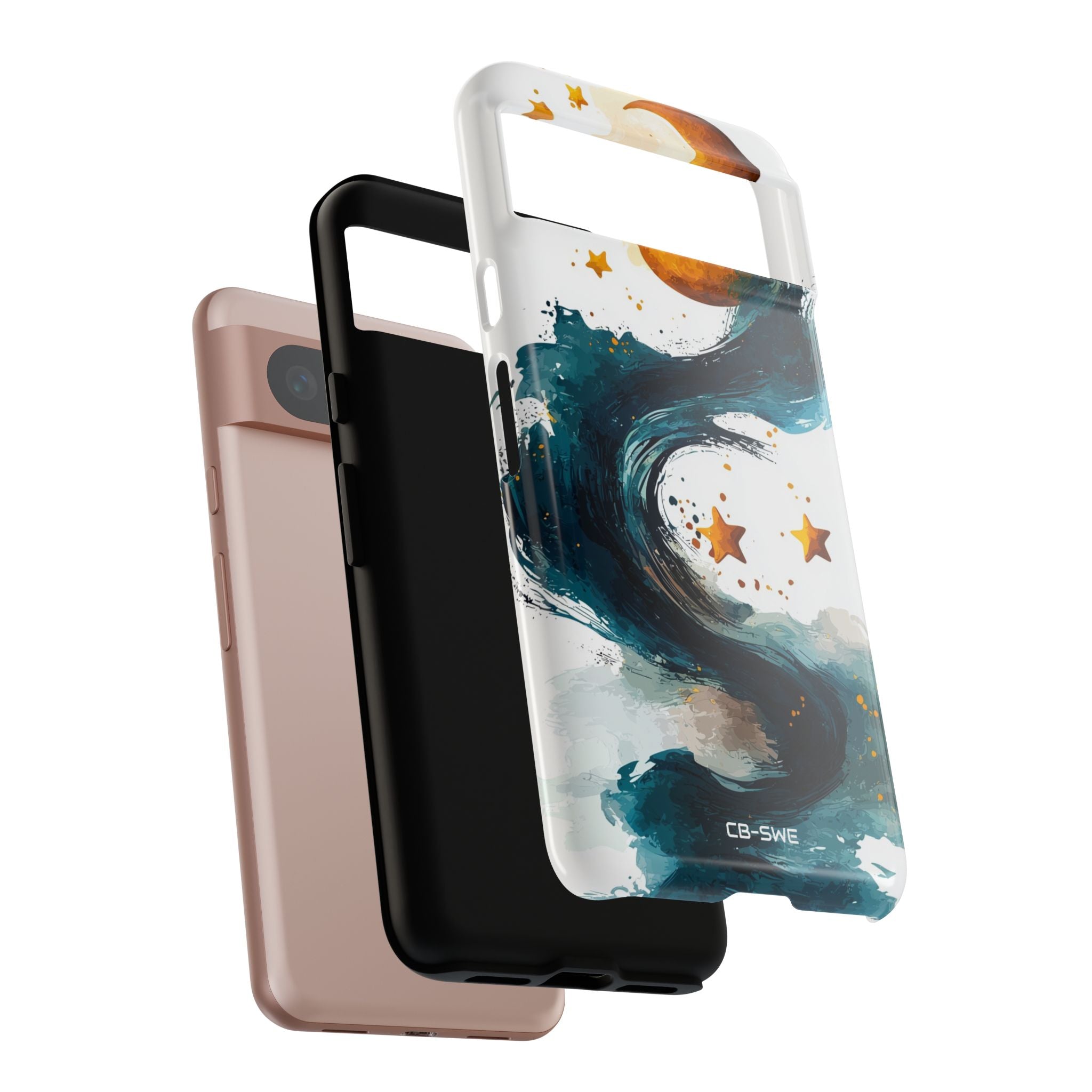 Celestial Waves Dance - Google Pixel Case