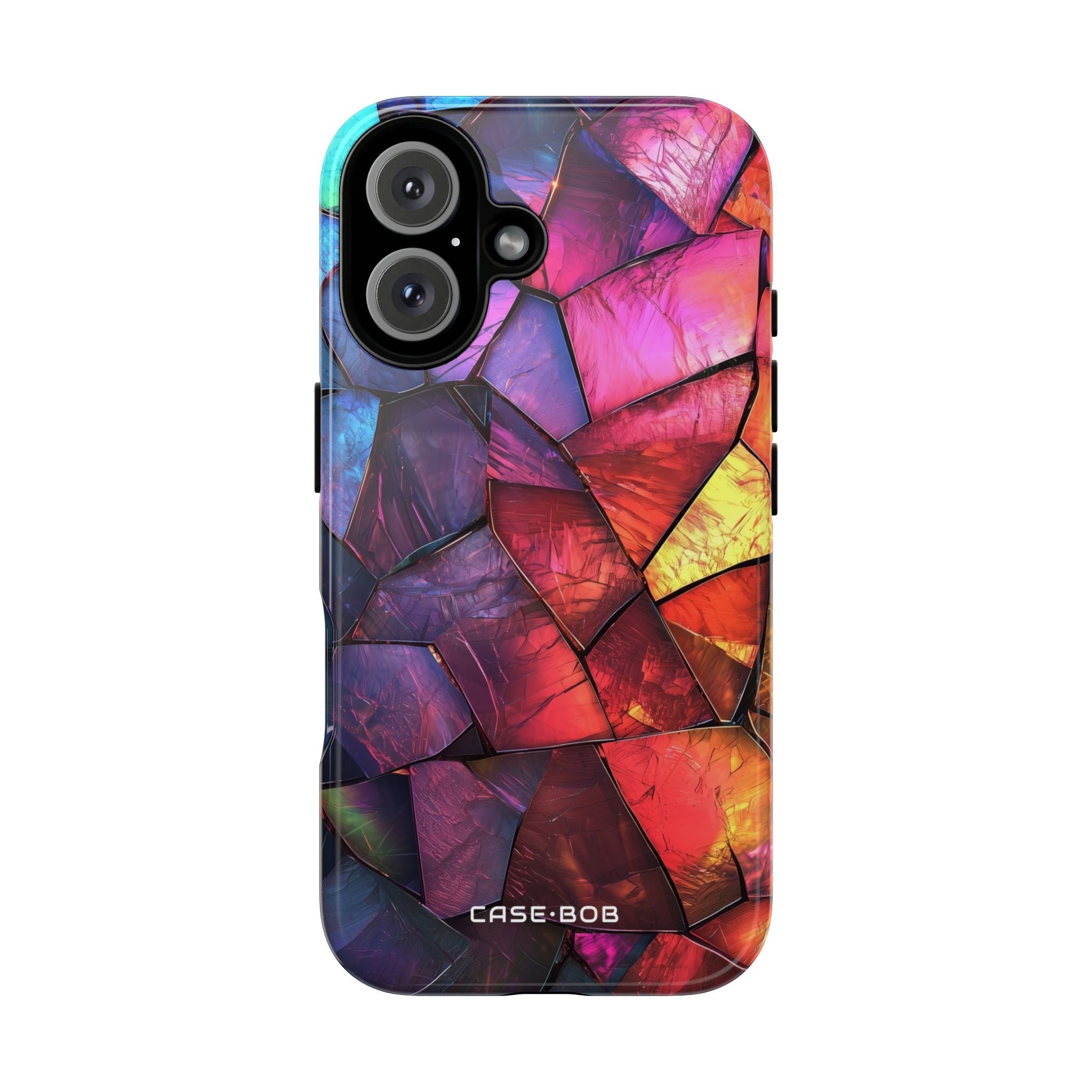 Cracked Prism iPhone 16 Case - Tough