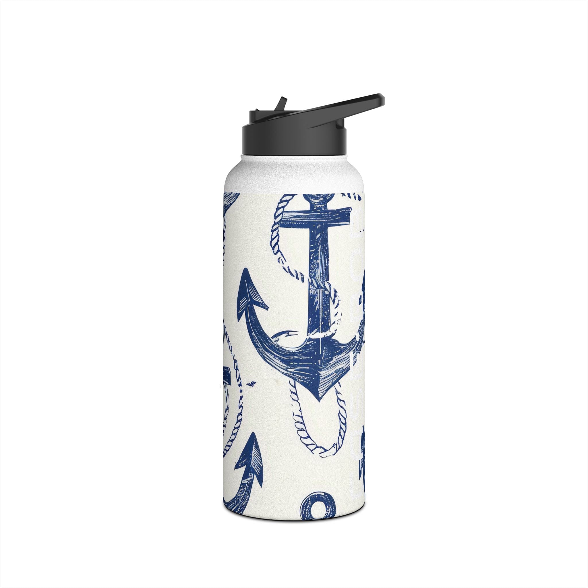 Blue Anchor Breeze - Stainless Steel Water Bottle
