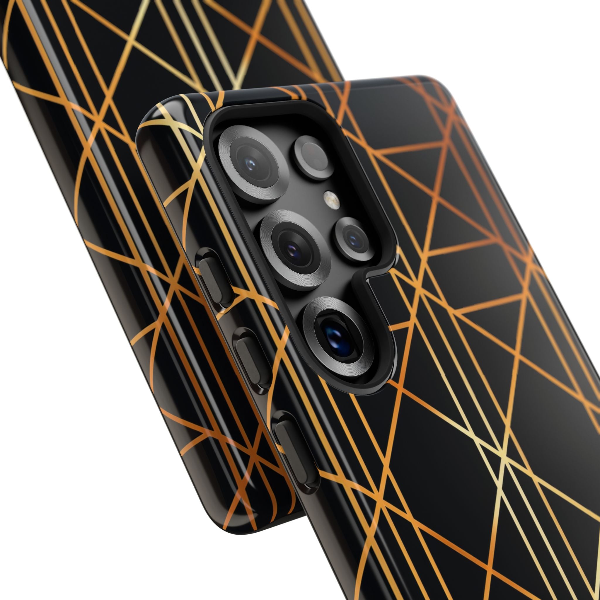 Gouden Geometrische Elegant Samsung S25 - Tough