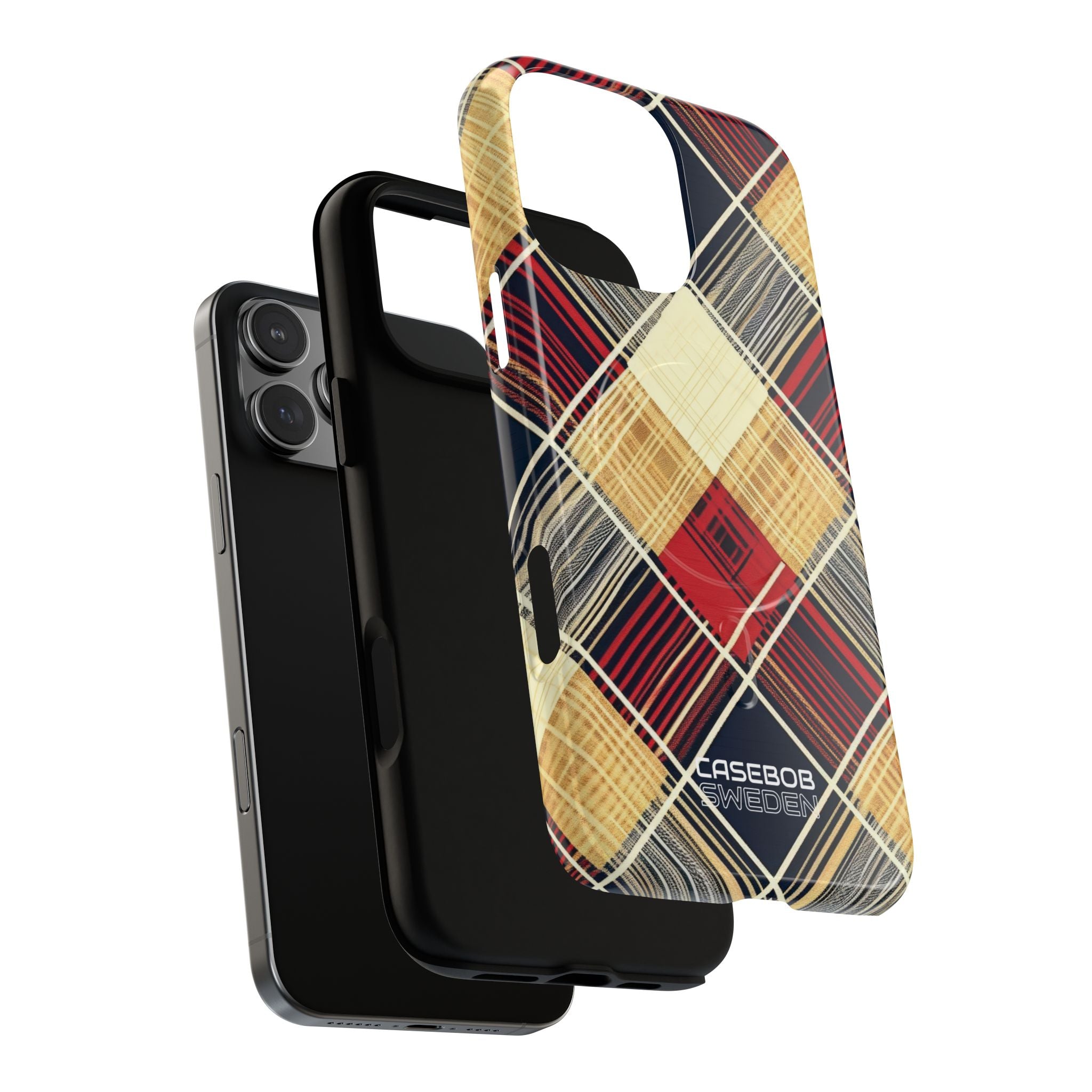 Plaid Diamond Tapestry iPhone 16 - Tough+