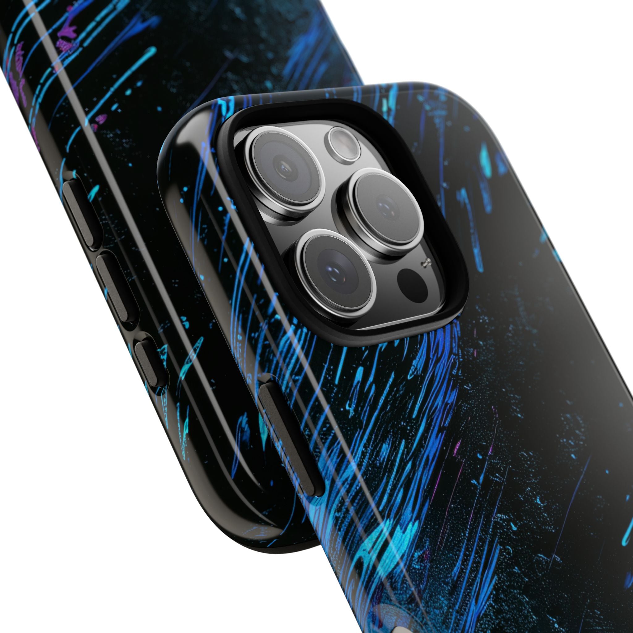 Midnight Blue Currents iPhone 16 - Tough