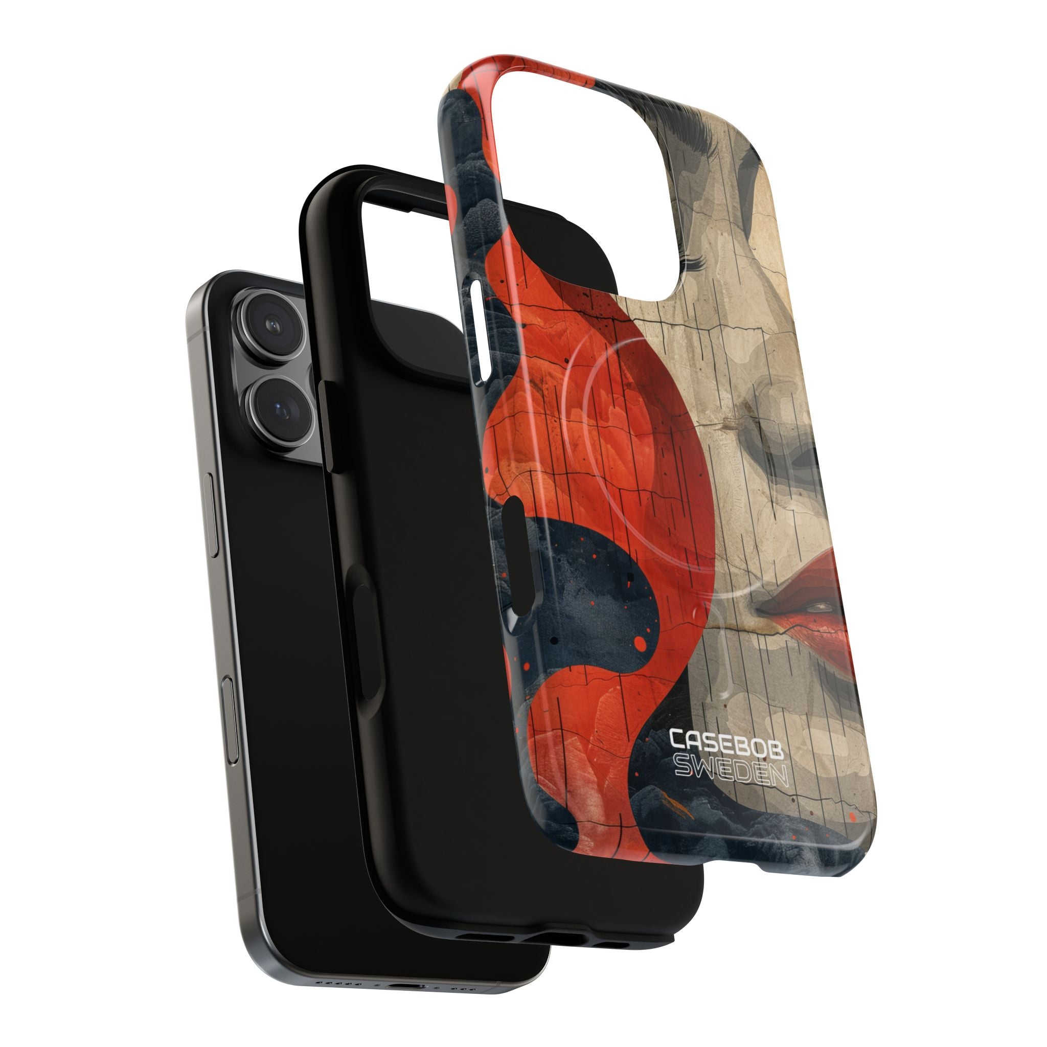 Crimson Flow Profile iPhone 16 - Tough+