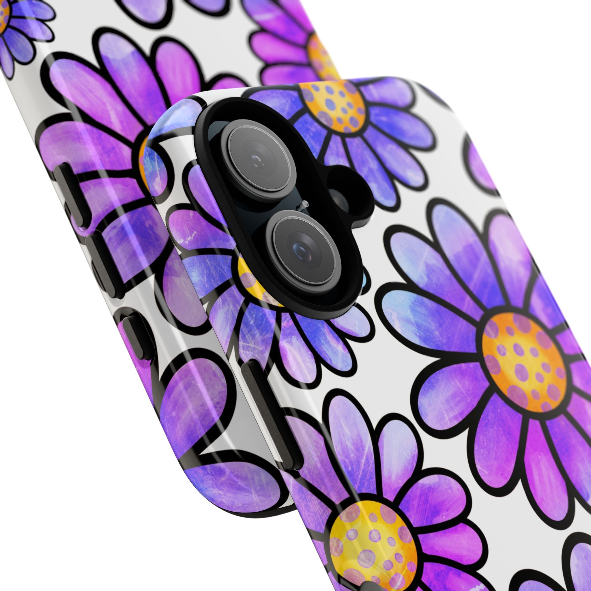 Polka Dot Blooms iPhone 16 Pro Case - Tough