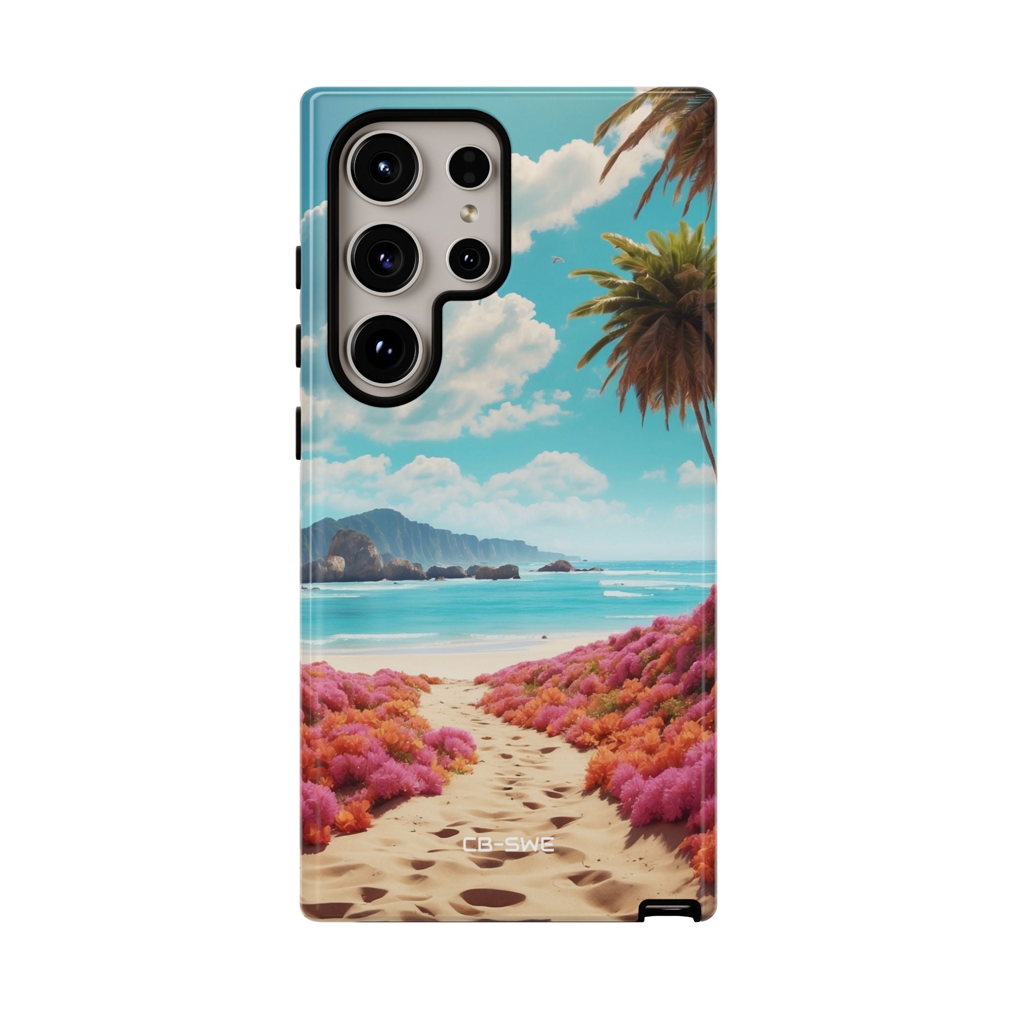 Tropical Flowers Frame - Samsung Case