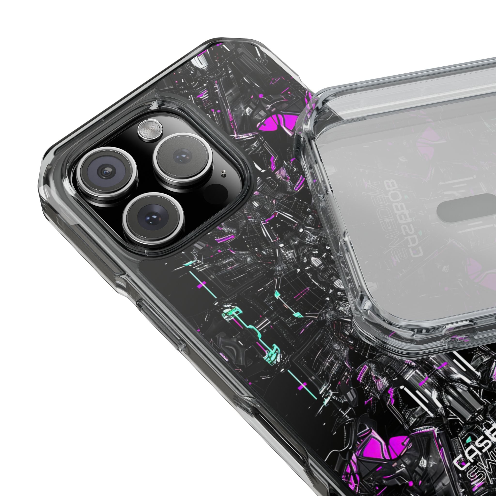 Cybernetic Neon Nexus iPhone 16 - Impact Clear+