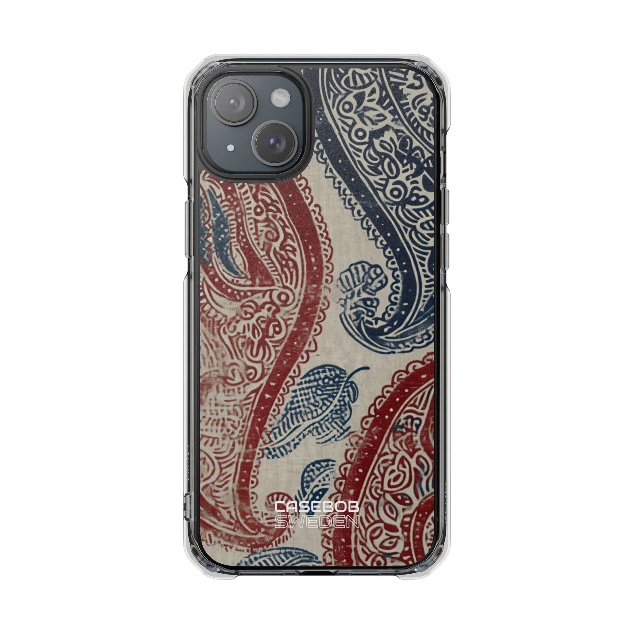 Ornate Paisley Swirl iPhone 15 - Impact Clear+