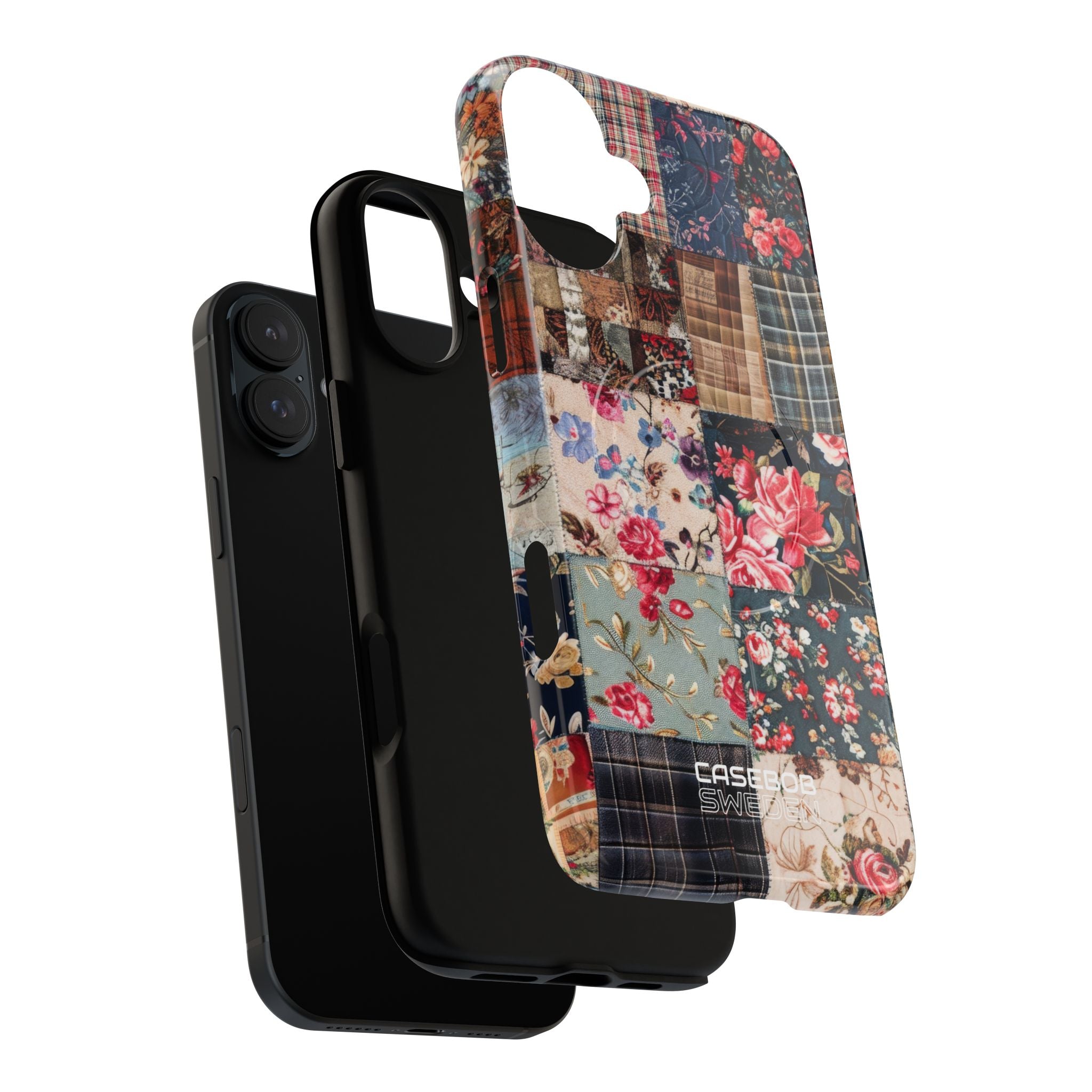 Patchwork Floral Quilt iPhone 16 - Tough+