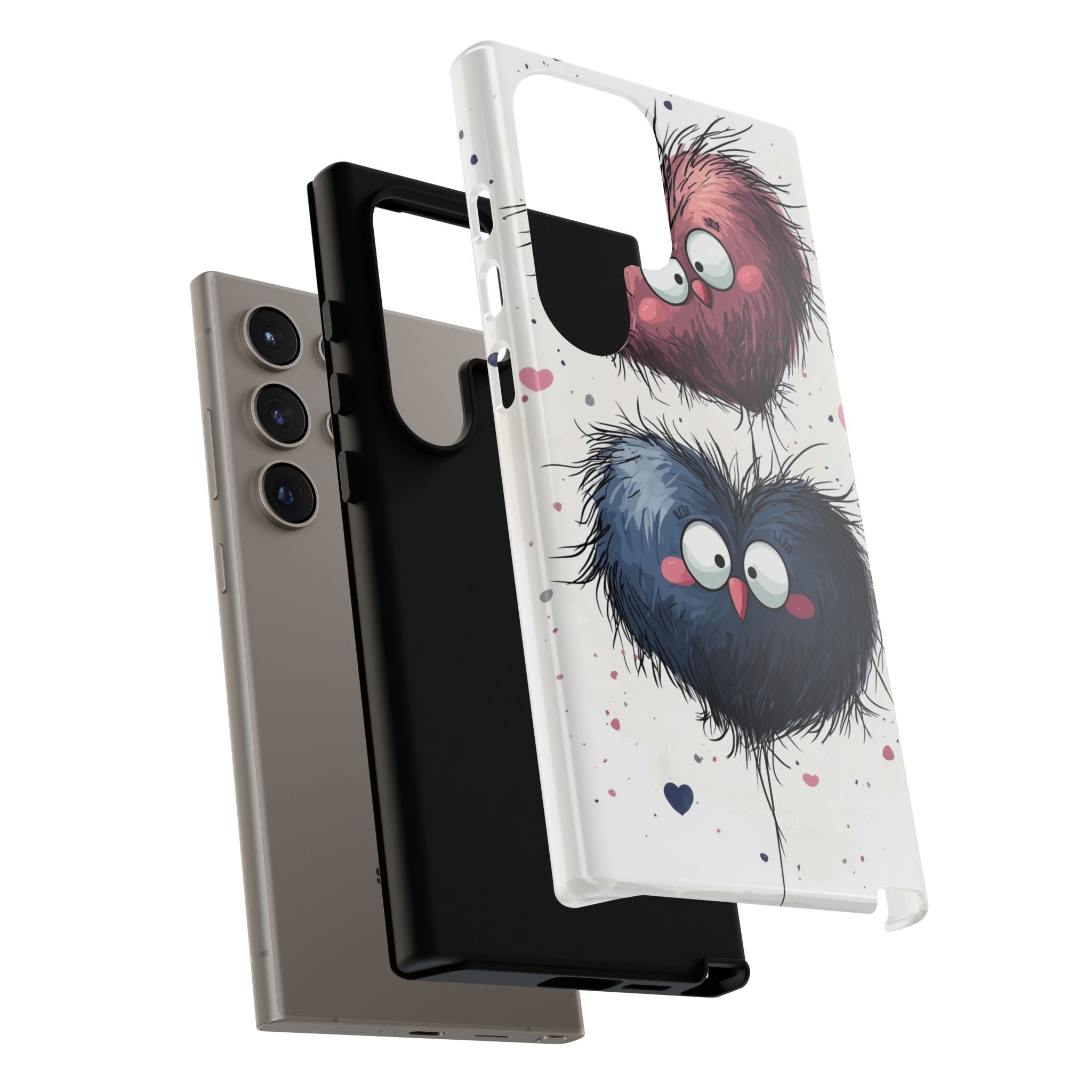 Fluffy Hearts Embrace - Samsung Case