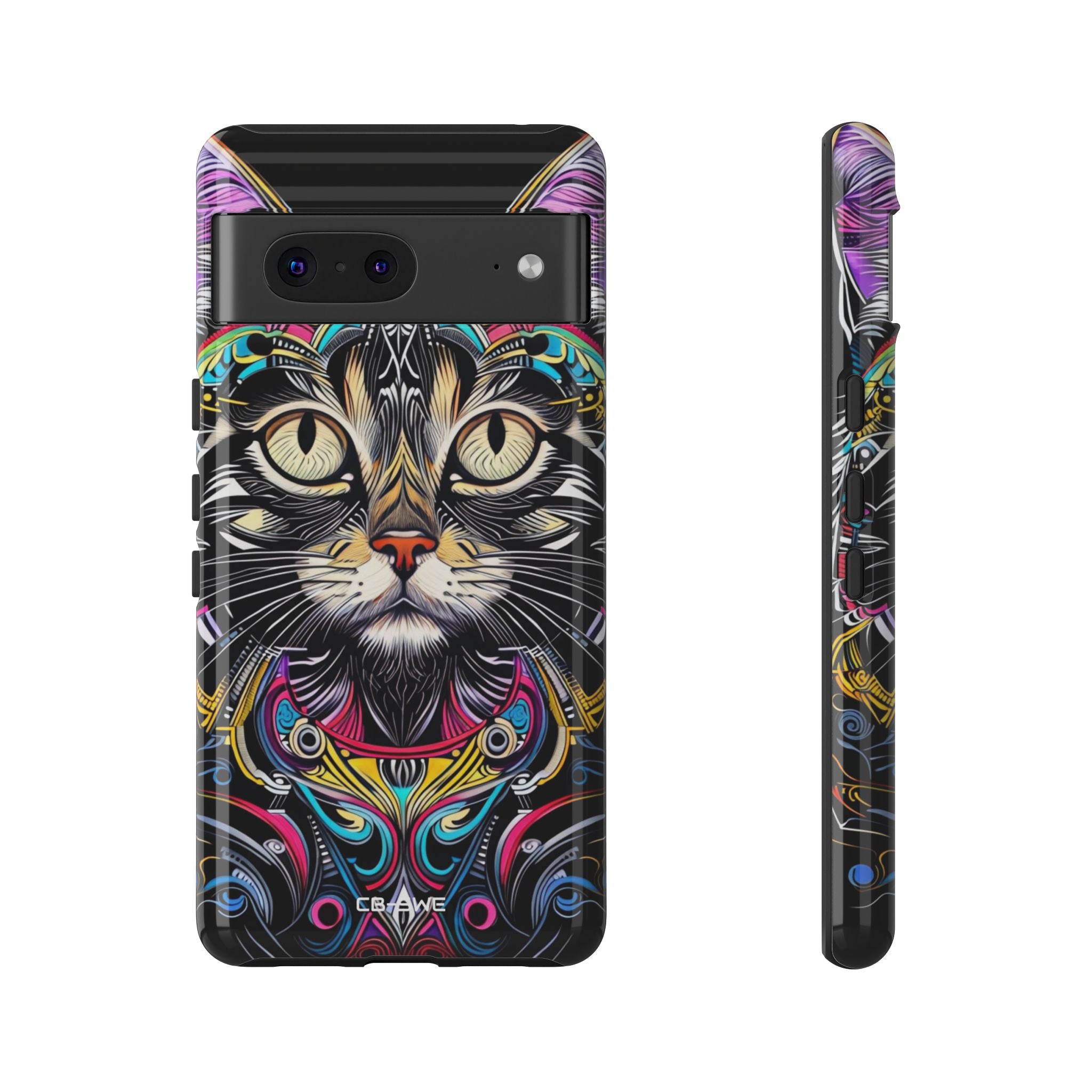 Psychedelic Cat Mirage - Google Pixel Case